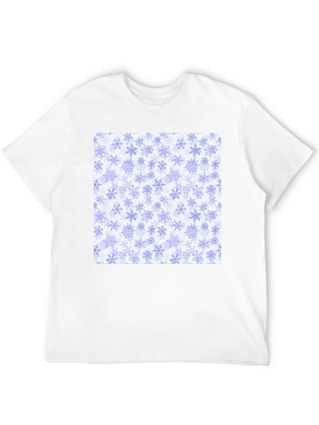 Snowflake Pattern Tee - Winter Holiday Style!