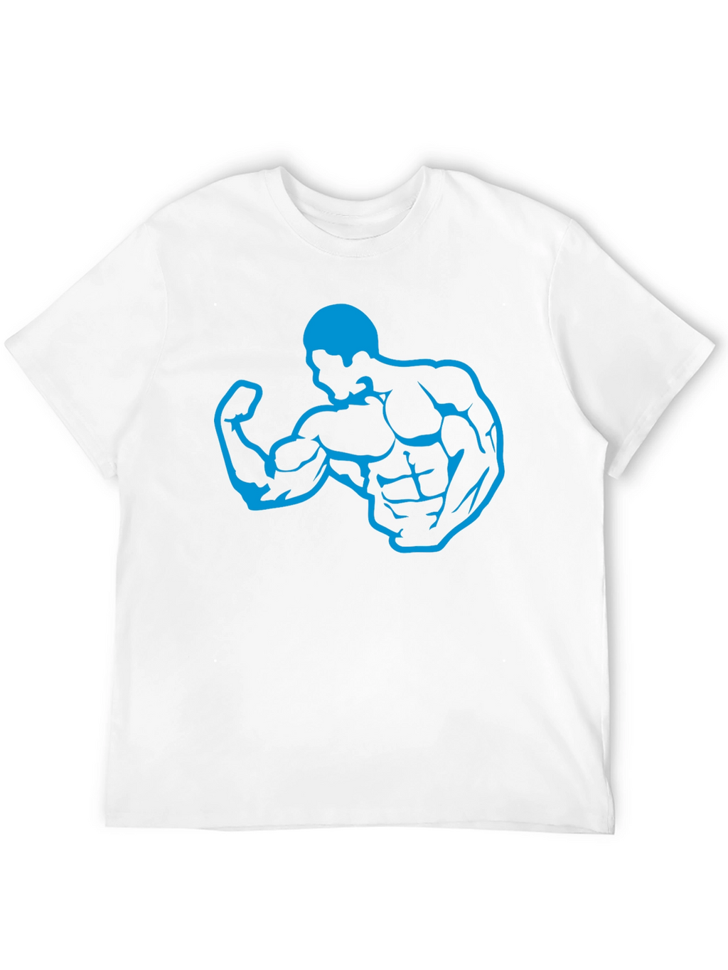 Muscle Man Graphic T-Shirt - Black