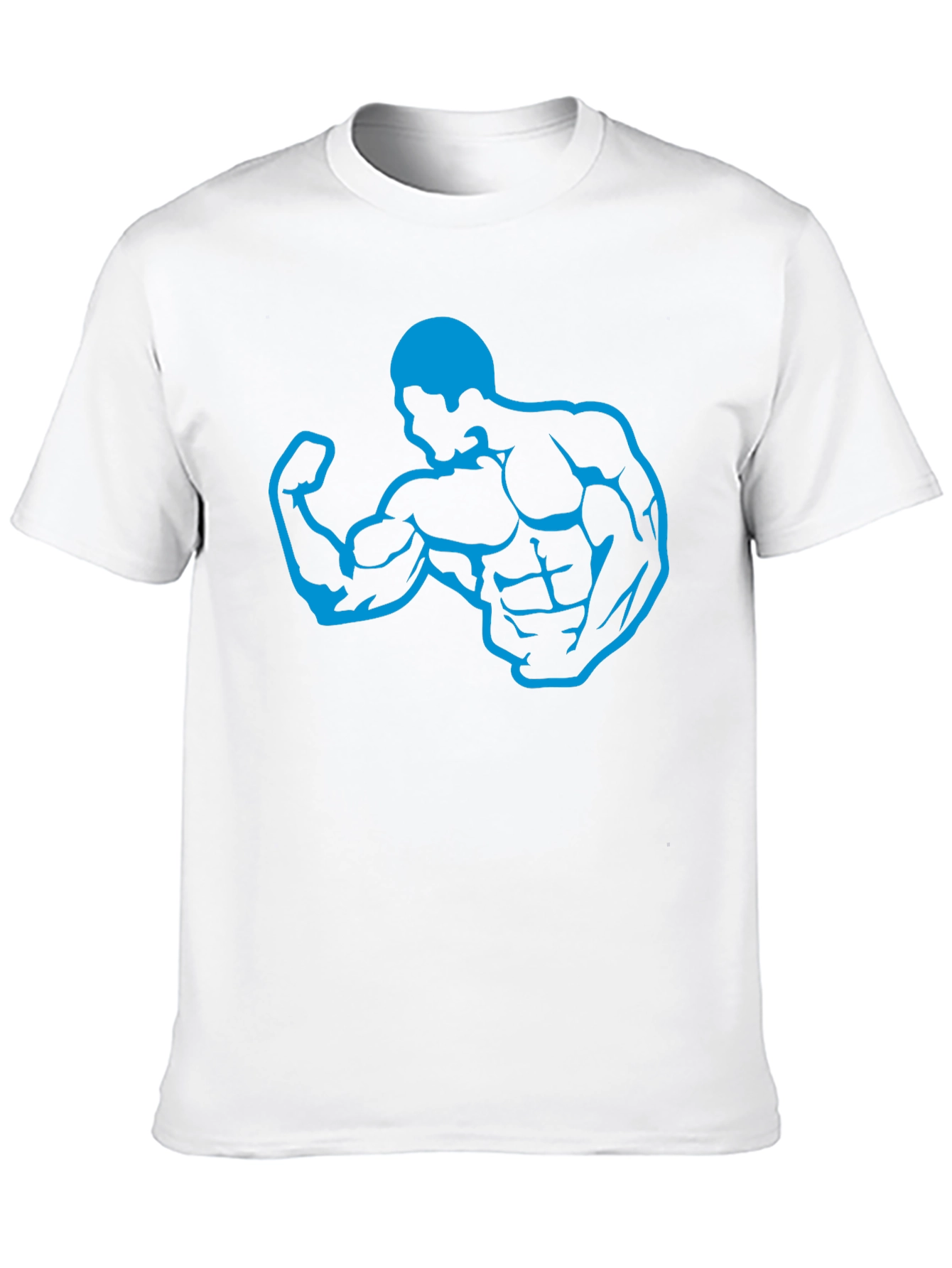 Muscle Man Graphic T-Shirt - Black