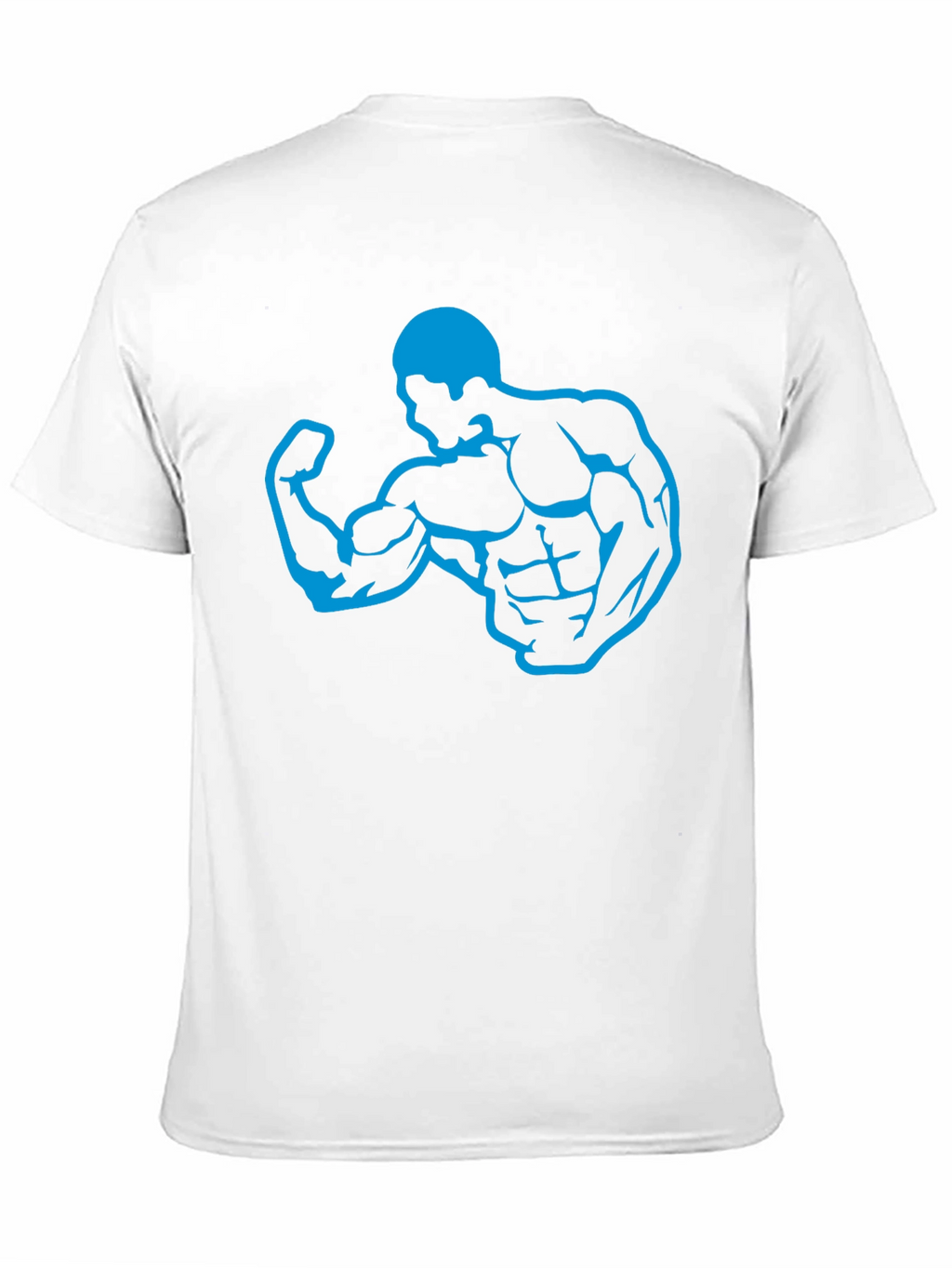 Muscle Man Graphic T-Shirt - Black