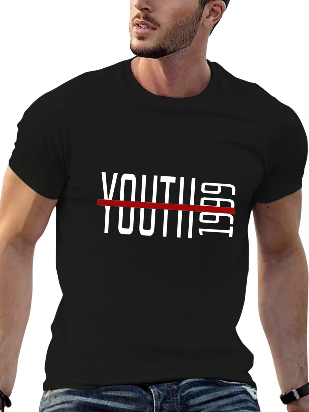 Youth 1999 Graphic Tee - Stylish Black T-Shirt