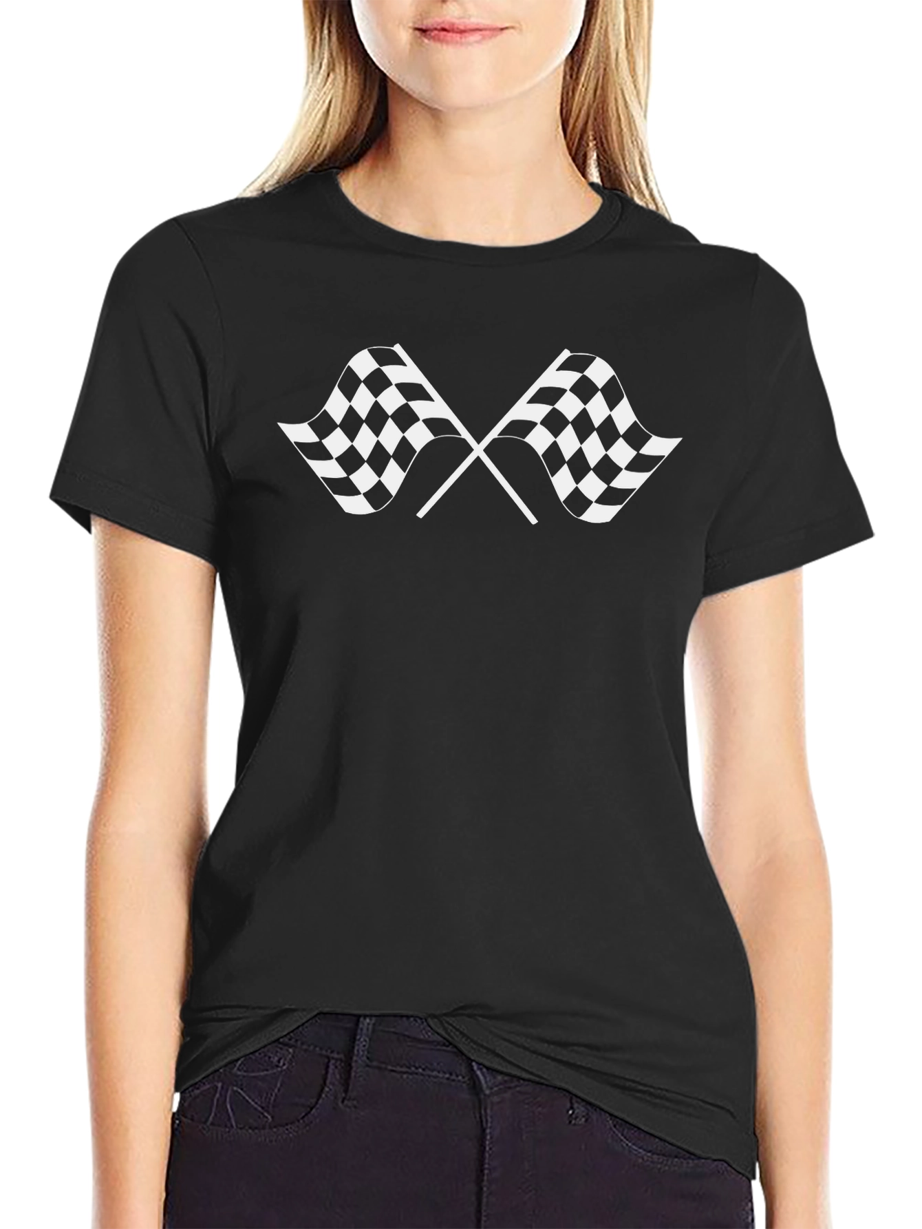 Checkered Flag Graphic Tee