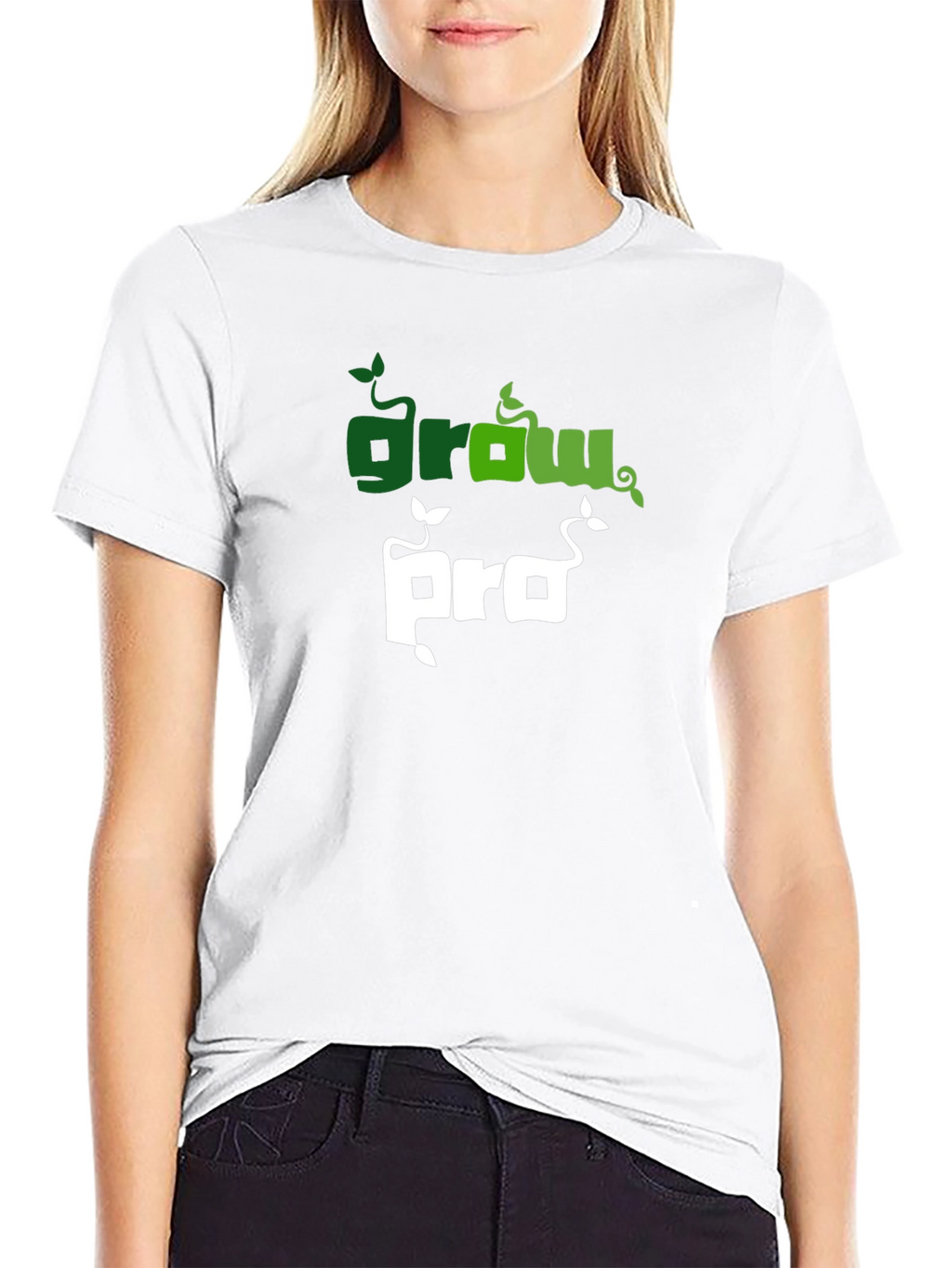 Grow Pro Black T-Shirt: Stylish & Comfy