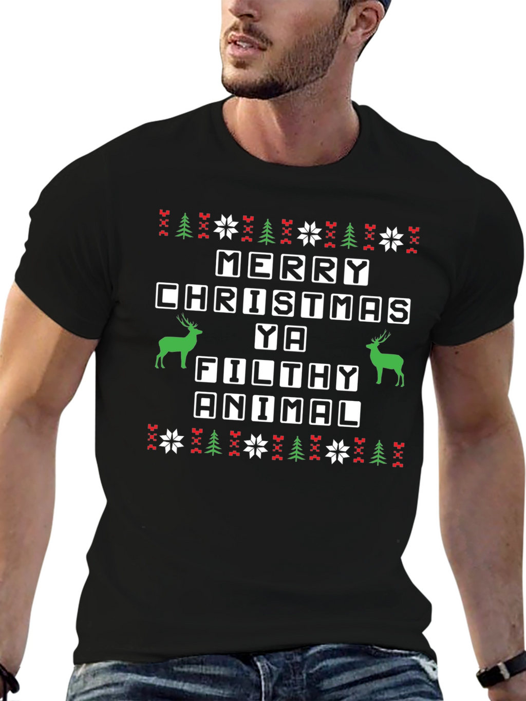 Merry Christmas Ya Filthy Animal T-Shirt