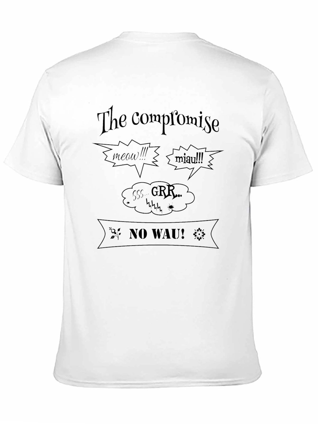 The Compromise Graphic Tee - Cat & Dog Lovers