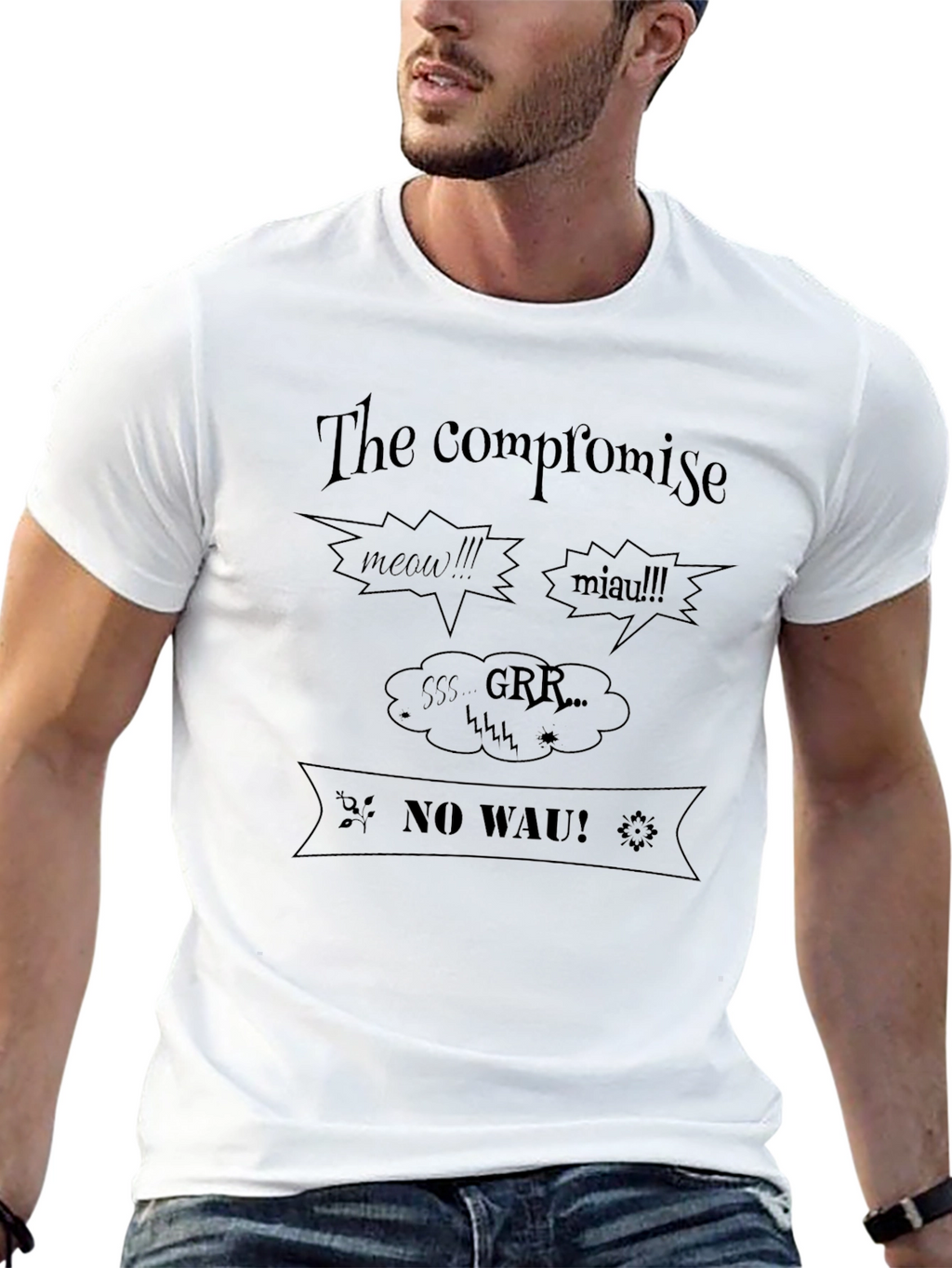 The Compromise Graphic Tee - Cat & Dog Lovers