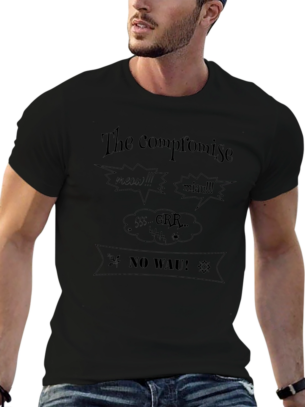 The Compromise Graphic Tee - Cat & Dog Lovers