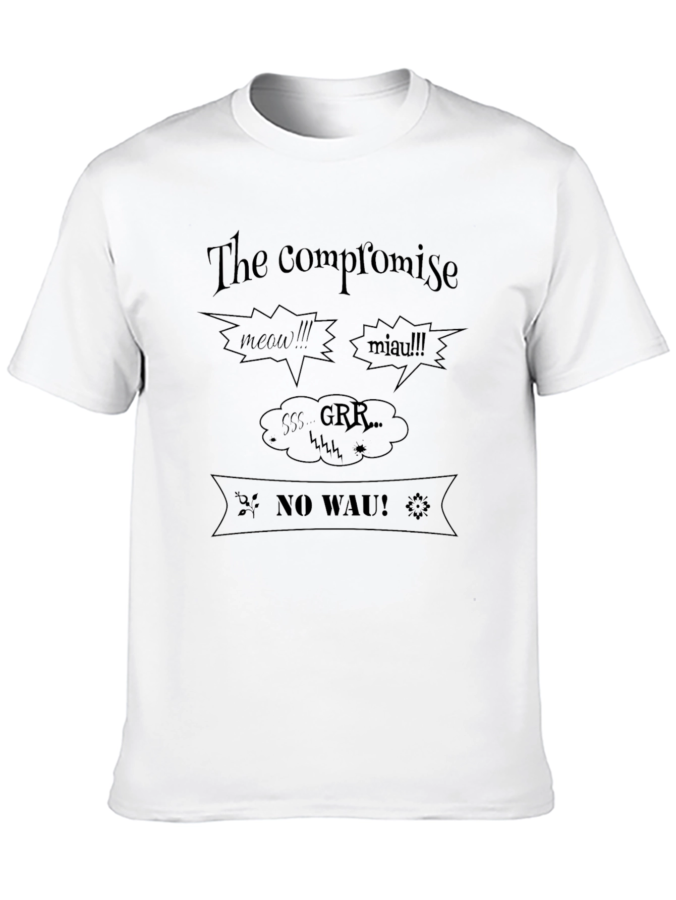 The Compromise Graphic Tee - Cat & Dog Lovers