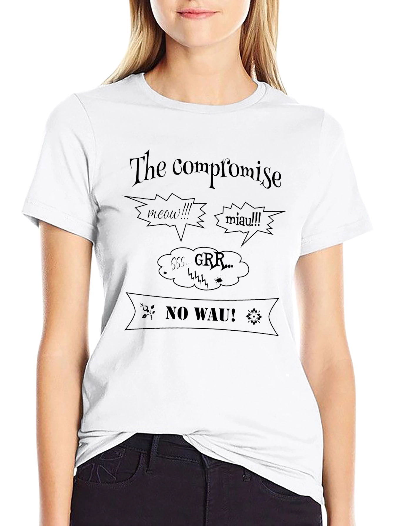 The Compromise Graphic Tee - Cat & Dog Lovers
