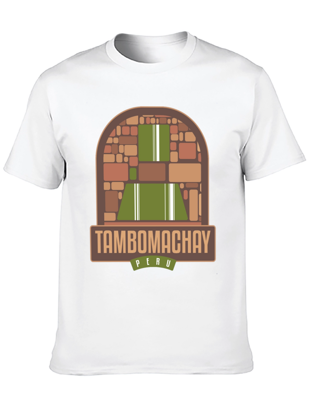 Tambo Machay Peru Graphic Tee - Black Cotton T-Shirt