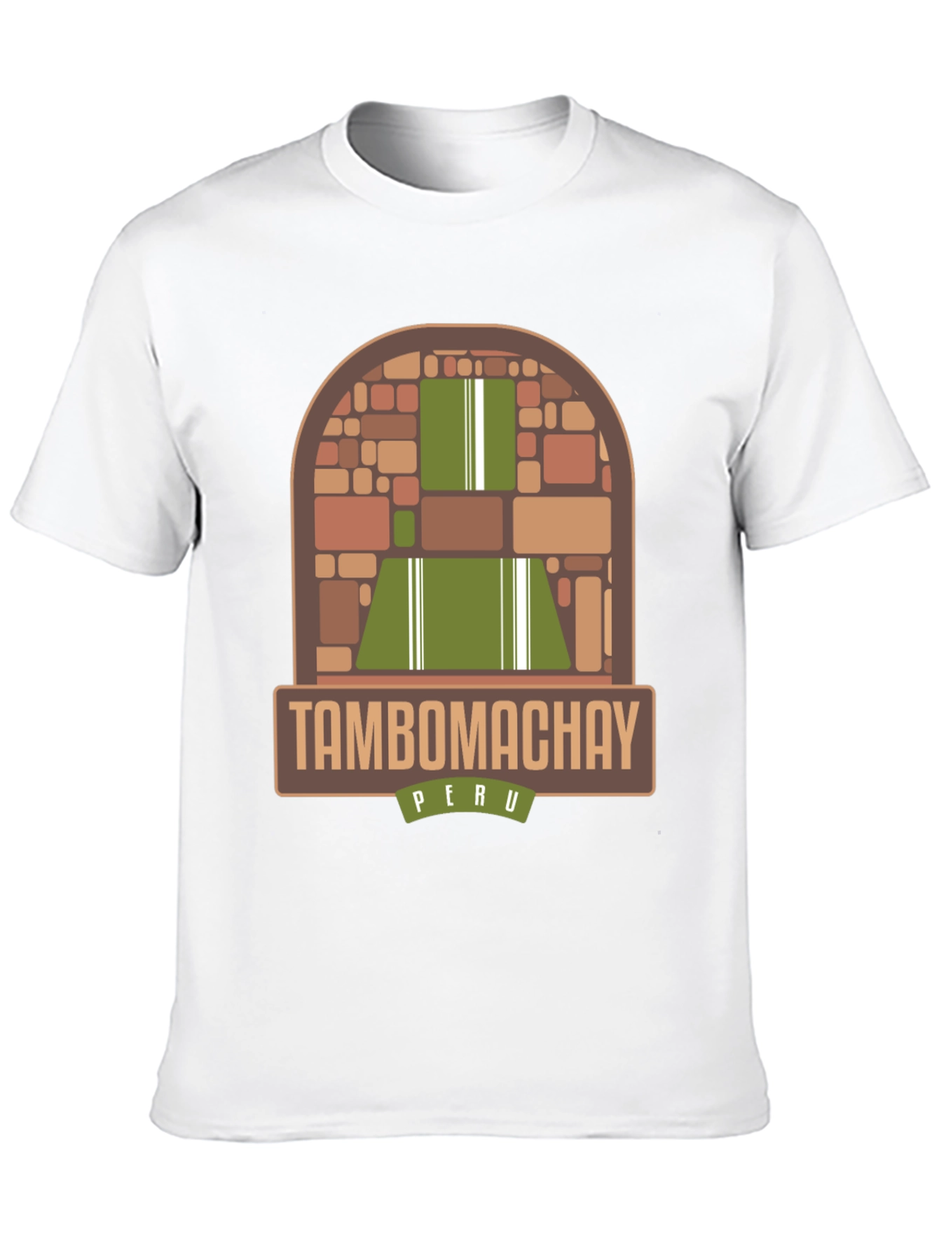 Tambo Machay Peru Graphic Tee - Black Cotton T-Shirt