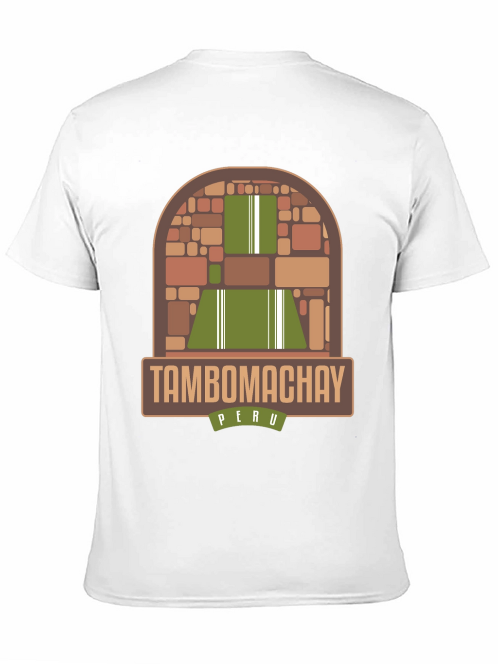 Tambo Machay Peru Graphic Tee - Black Cotton T-Shirt