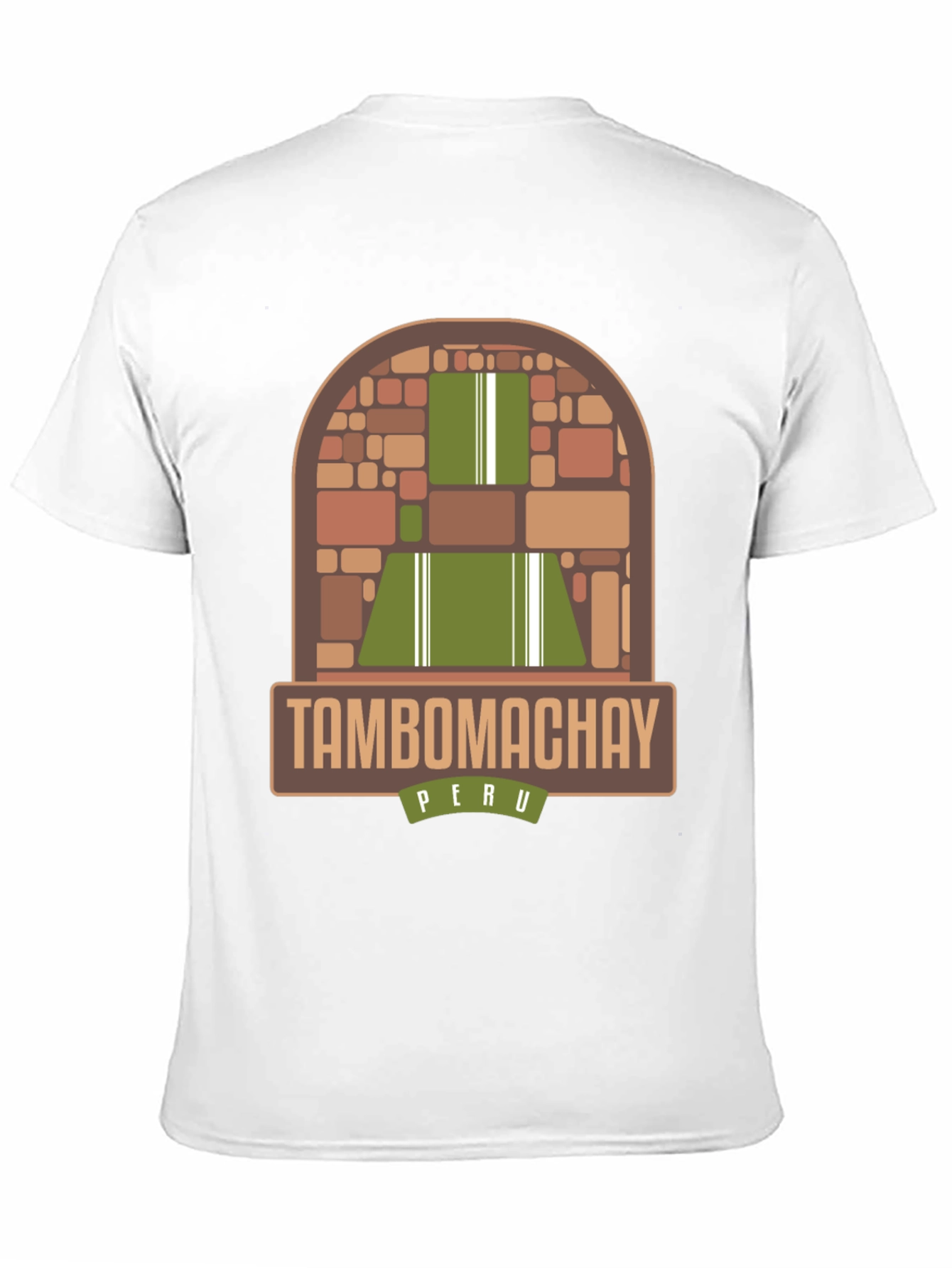 Tambo Machay Peru Graphic Tee - Black Cotton T-Shirt