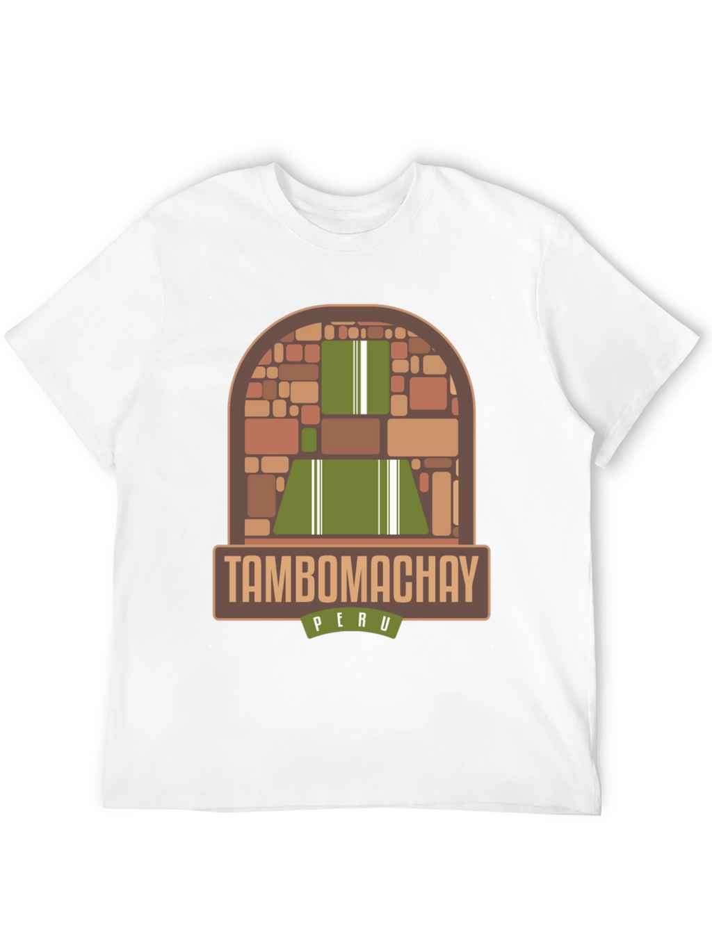 Tambo Machay Peru Graphic Tee - Black Cotton T-Shirt