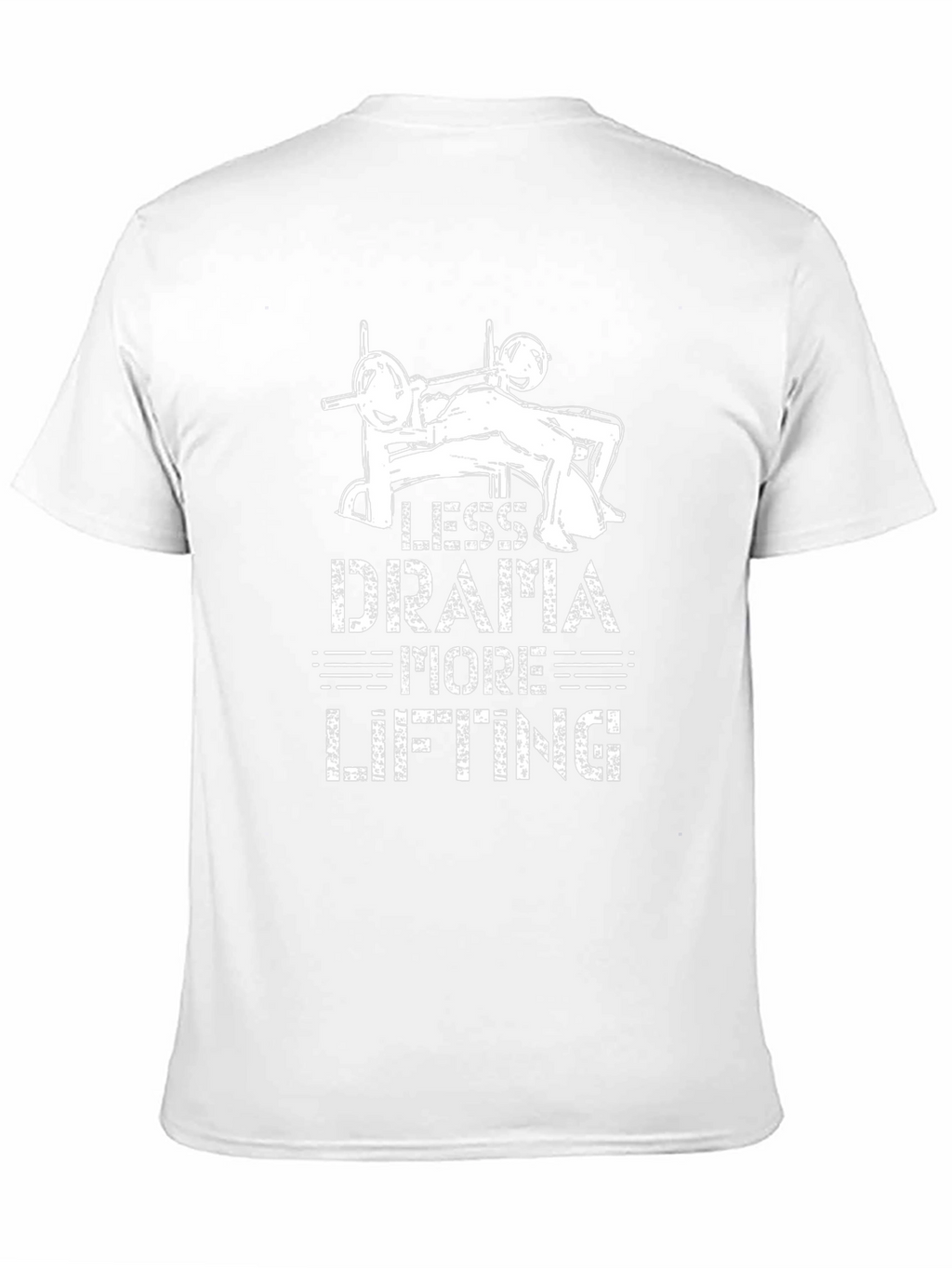 Less Drama More Lifting Black Graphic Tee