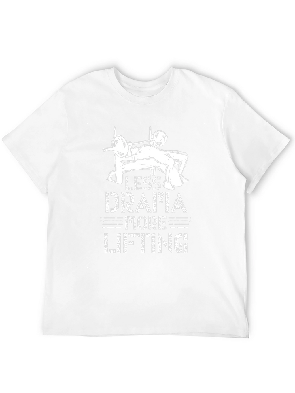 Less Drama More Lifting Black Graphic Tee