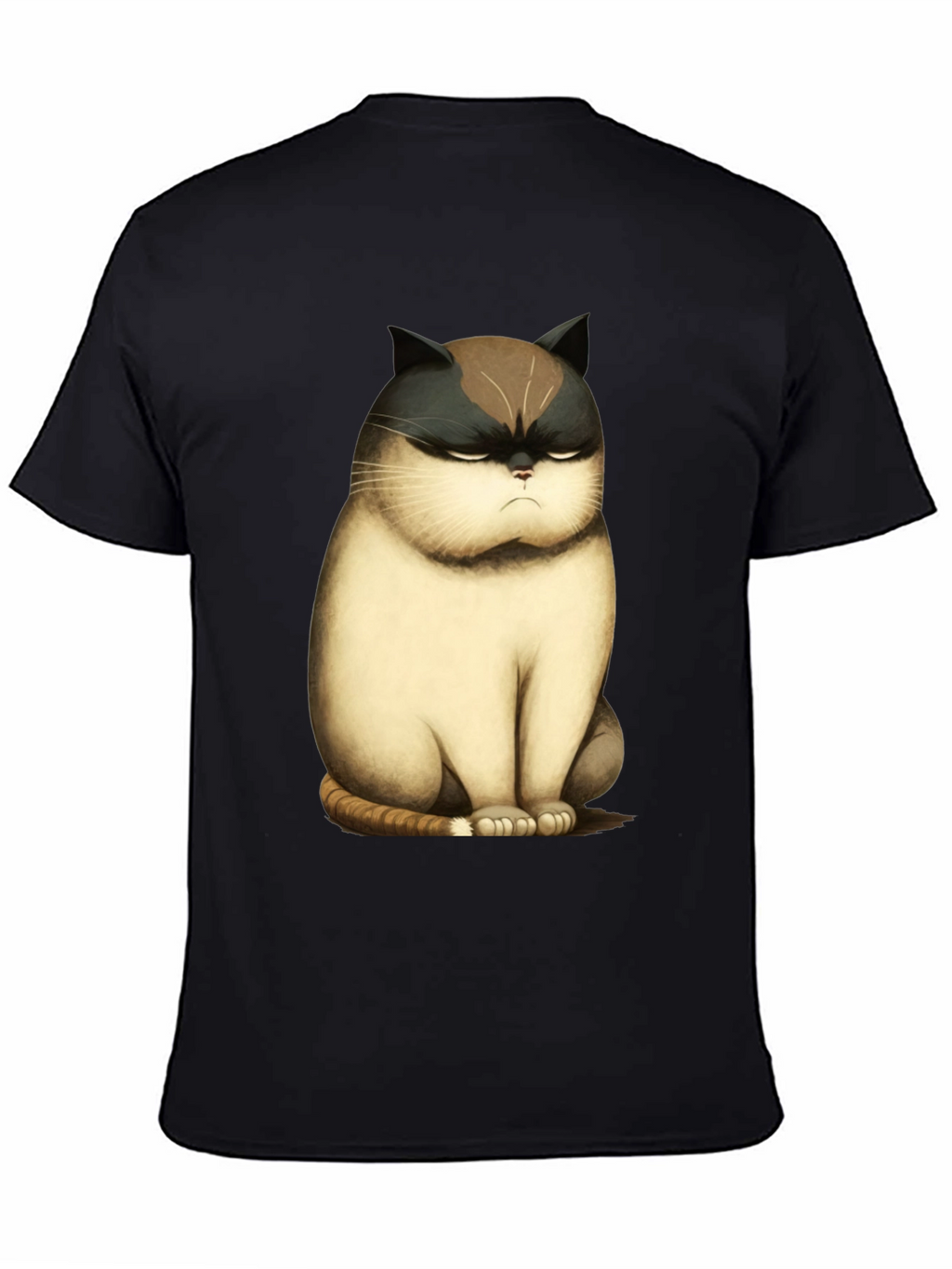 Grumpy Cat T-Shirt - Funny Cartoon Cat Tee