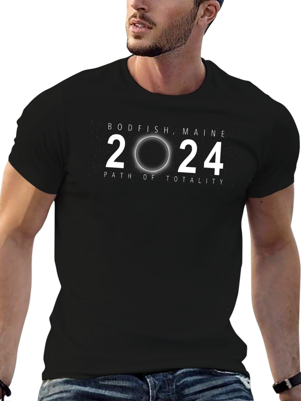 Bodfish Maine 2024 Path of Totality T-Shirt