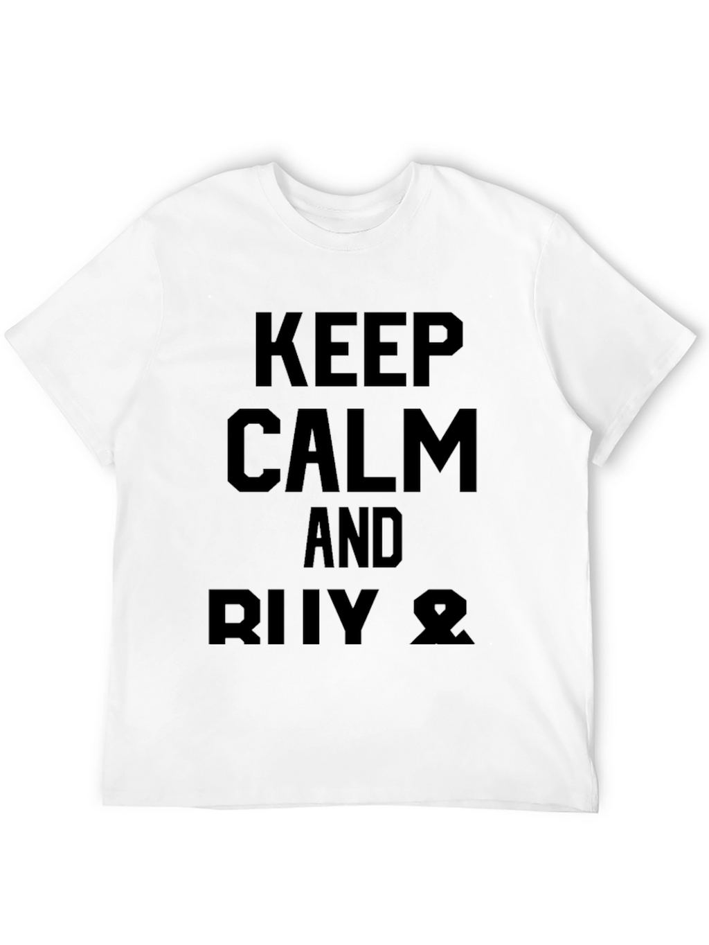 Keep Calm and RIIV Ω Mens Black Graphic T-Shirt
