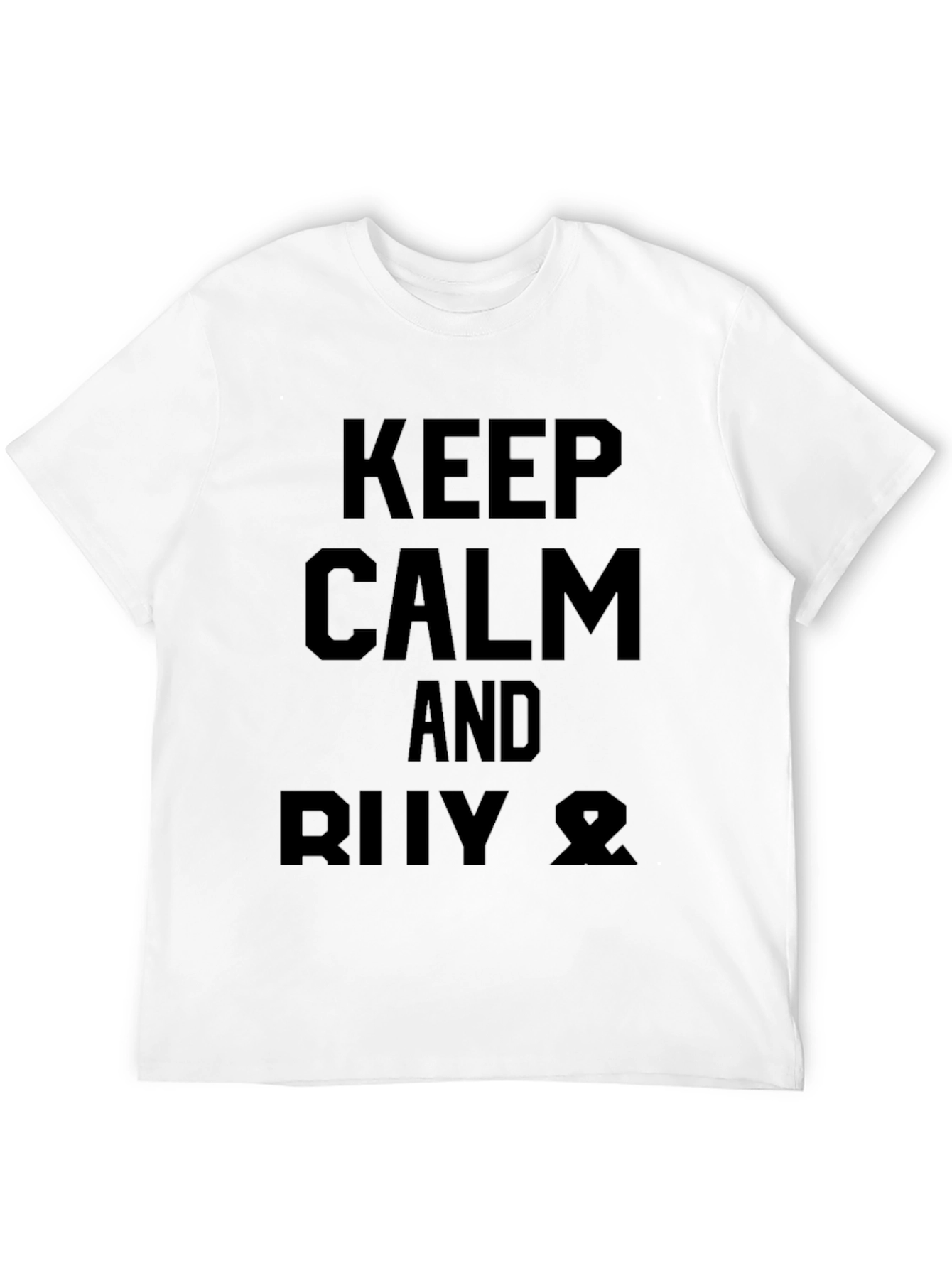 Keep Calm and RIIV Ω Mens Black Graphic T-Shirt