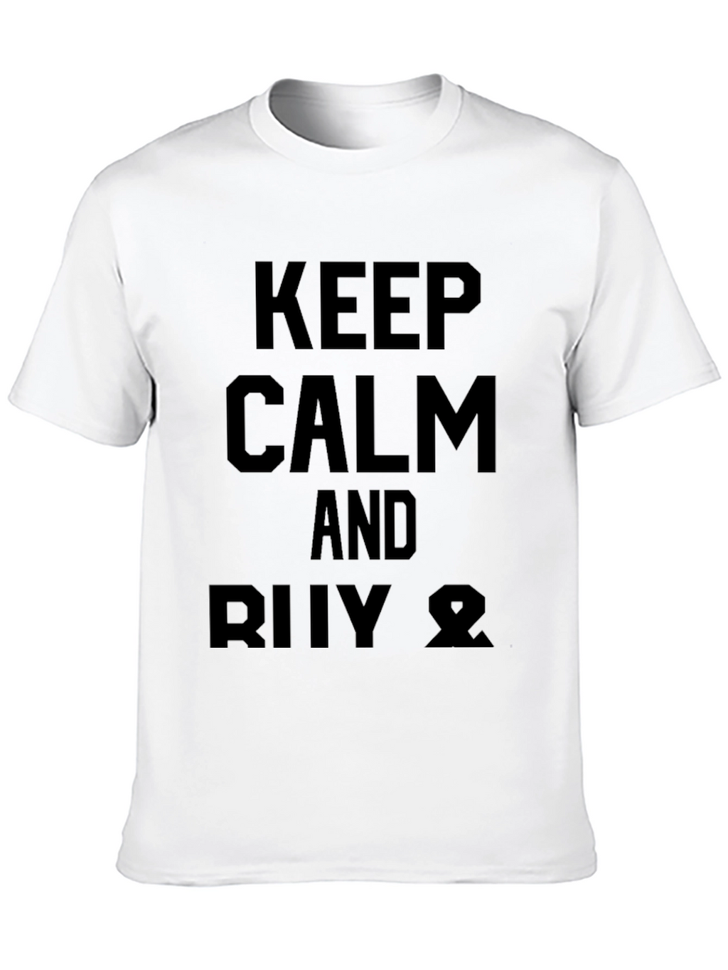 Keep Calm and RIIV Ω Mens Black Graphic T-Shirt