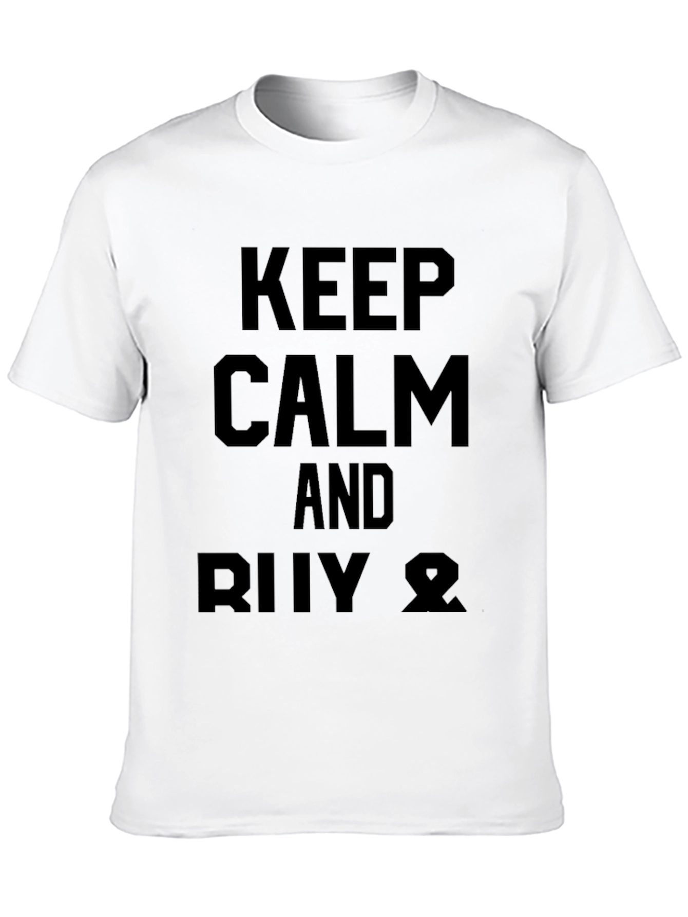 Keep Calm and RIIV Ω Mens Black Graphic T-Shirt