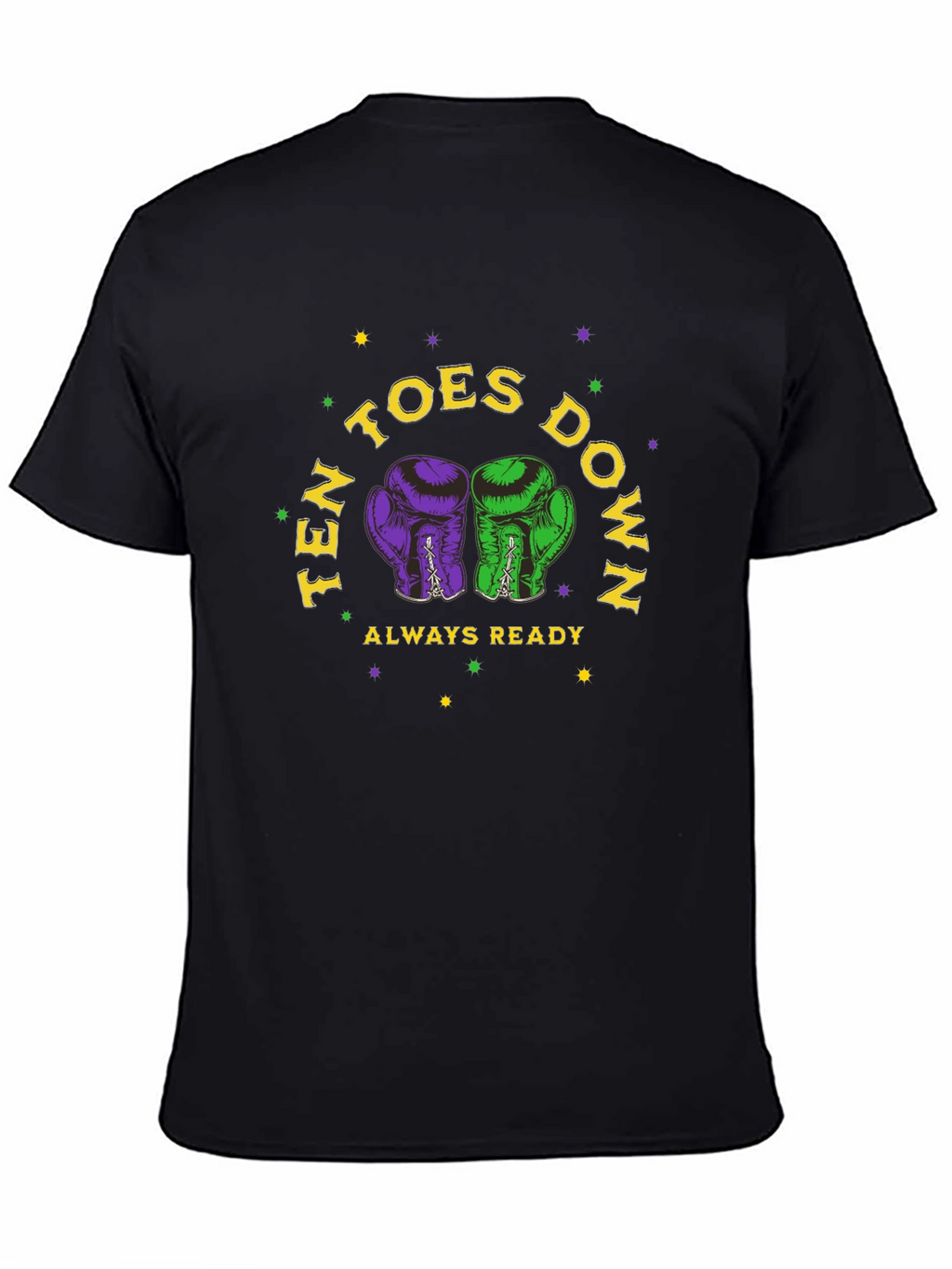 Ten Toes Down Boxing Glove Graphic Tee