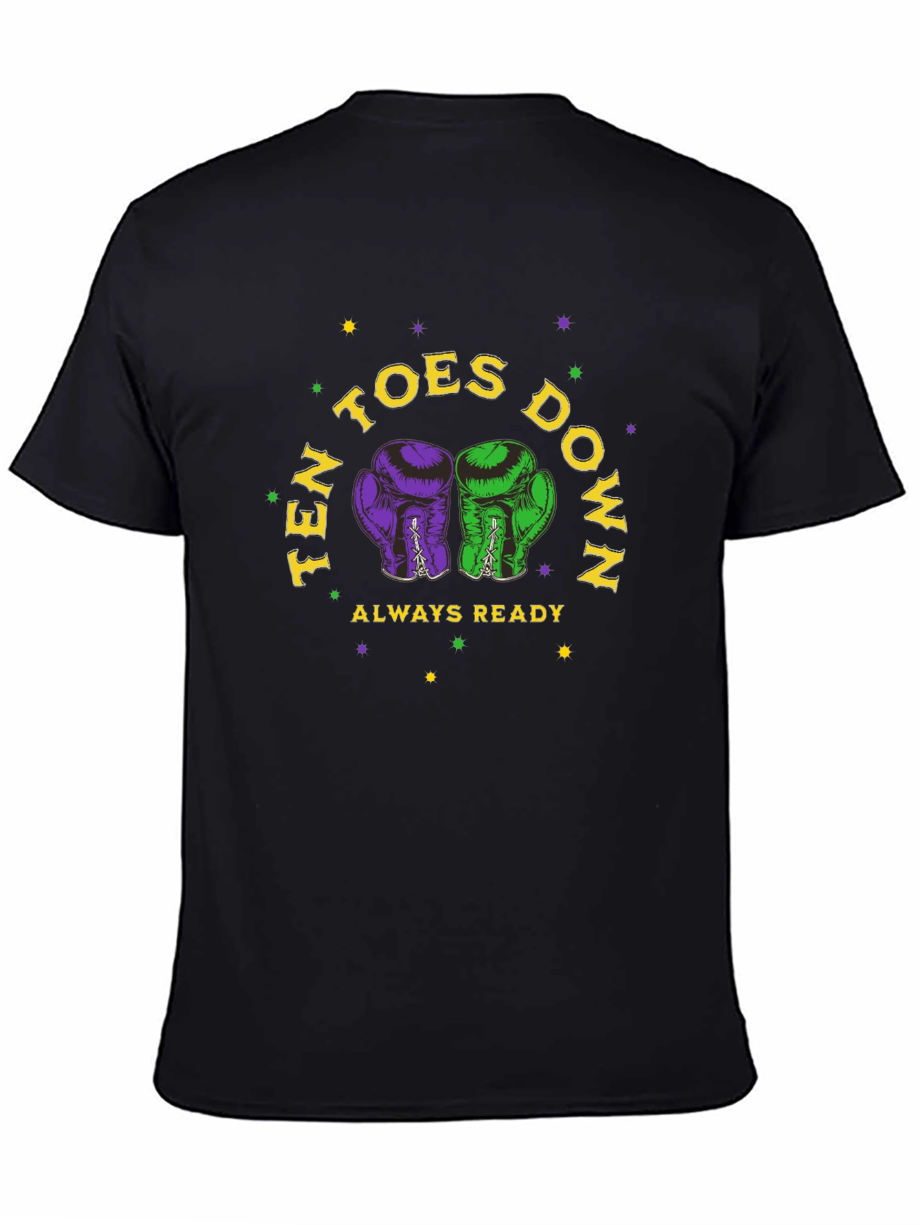 Ten Toes Down Boxing Glove Graphic Tee