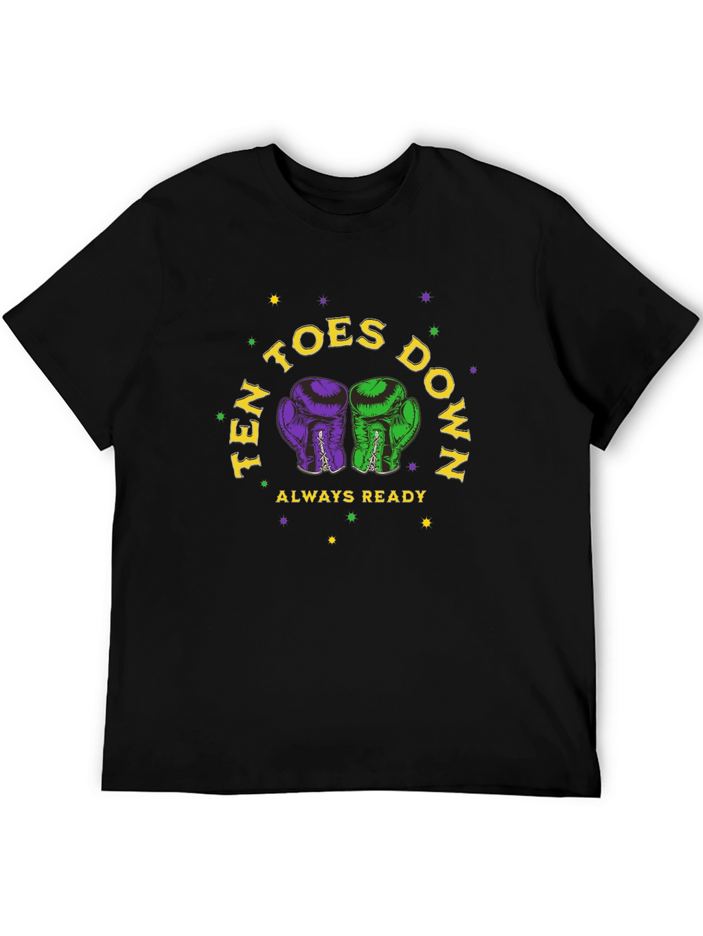 Ten Toes Down Boxing Glove Graphic Tee