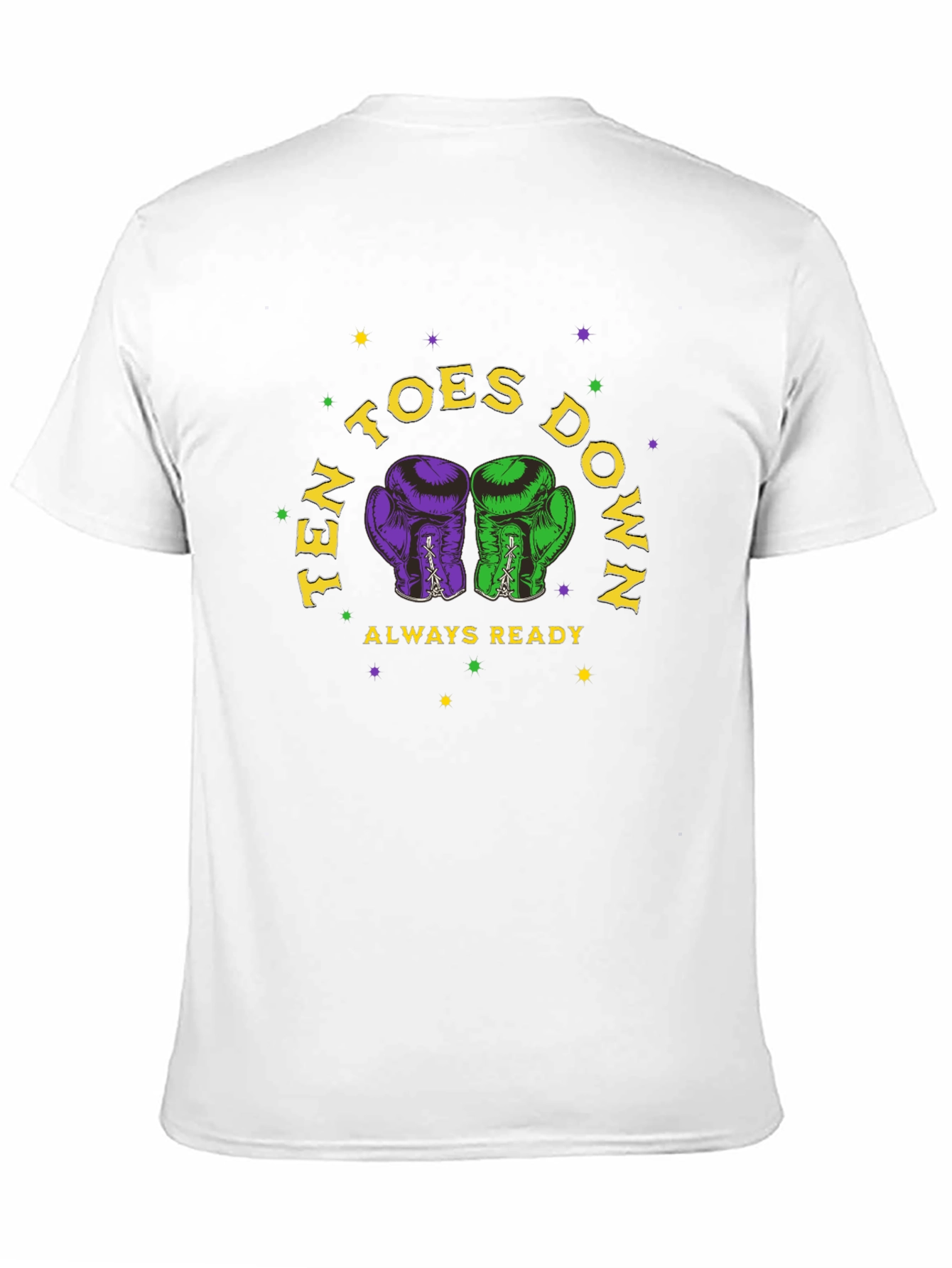 Ten Toes Down Boxing Glove Graphic Tee