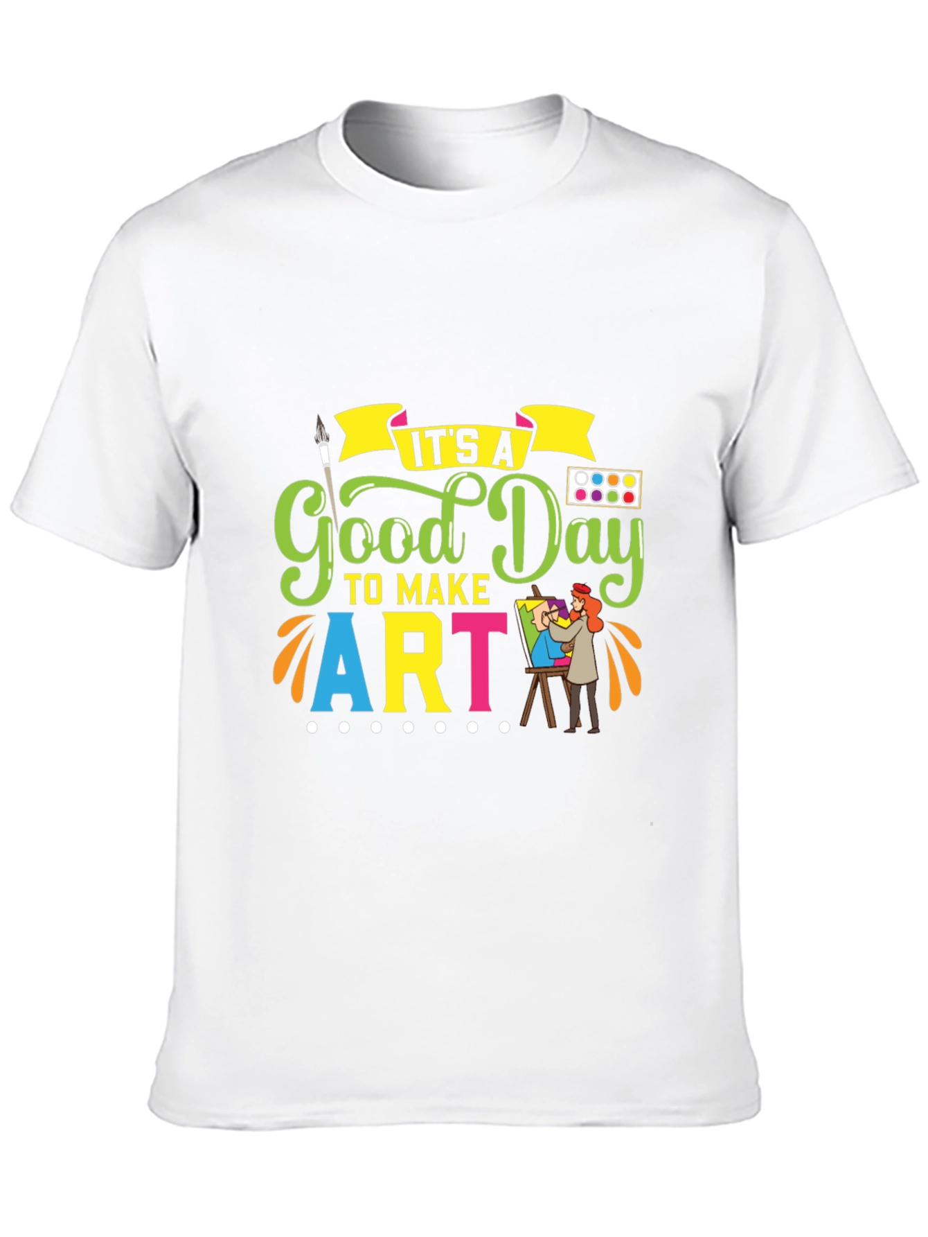 Good Day to Make Art T-Shirt - Black