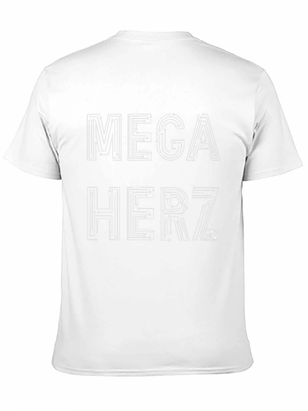 Mega Herz T-Shirt - Circuit Board Style Design