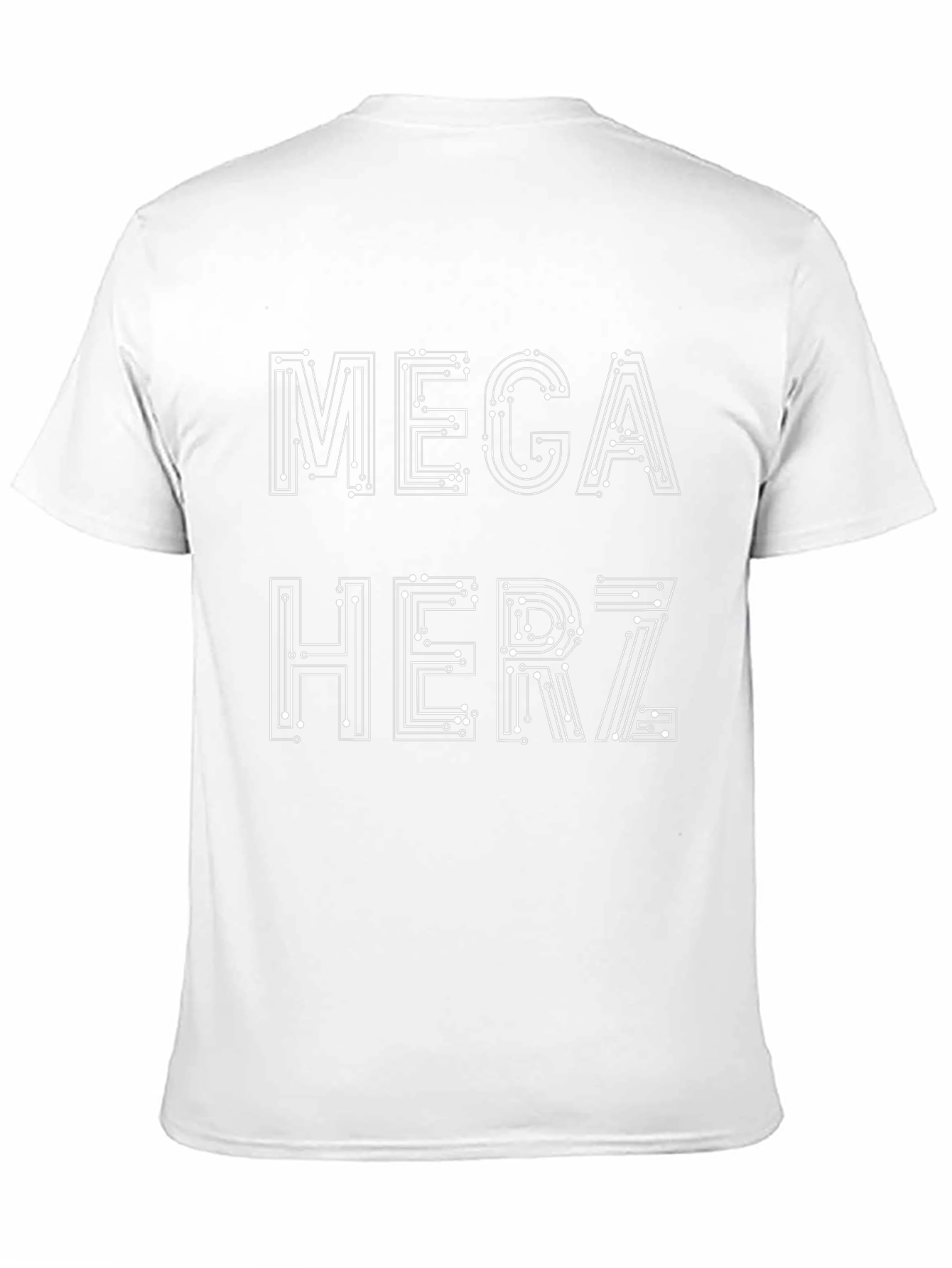 Mega Herz T-Shirt - Circuit Board Style Design