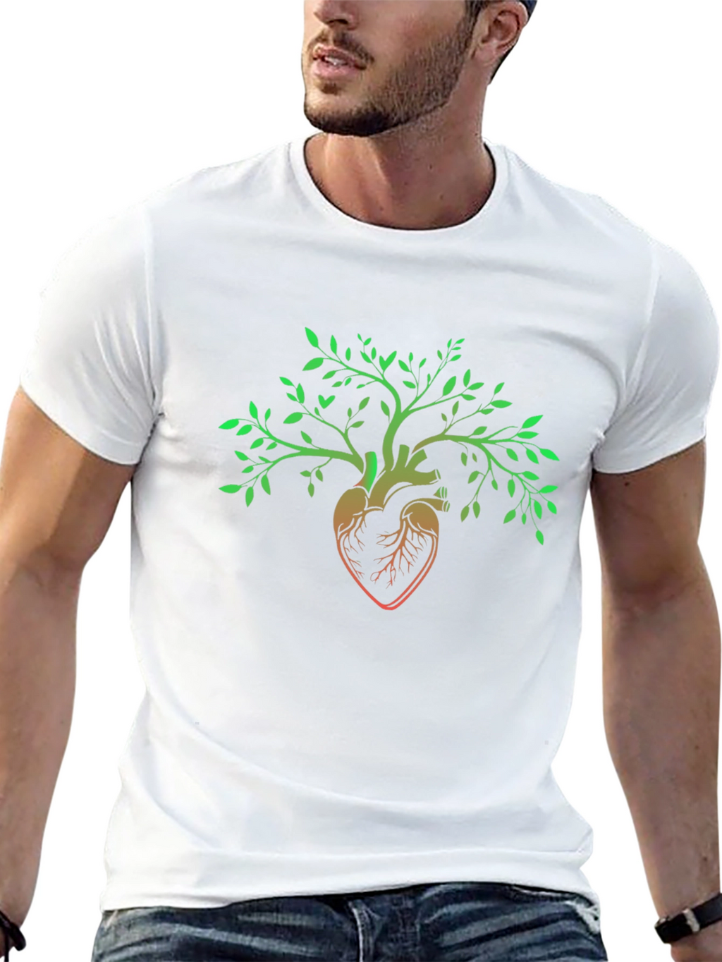 Heart Tree Graphic T-Shirt