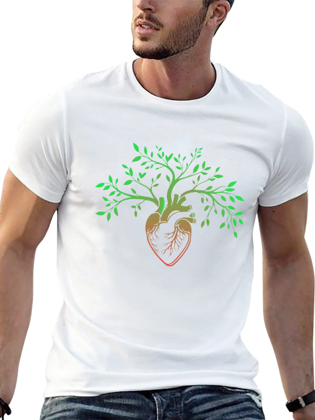 Heart Tree Graphic T-Shirt