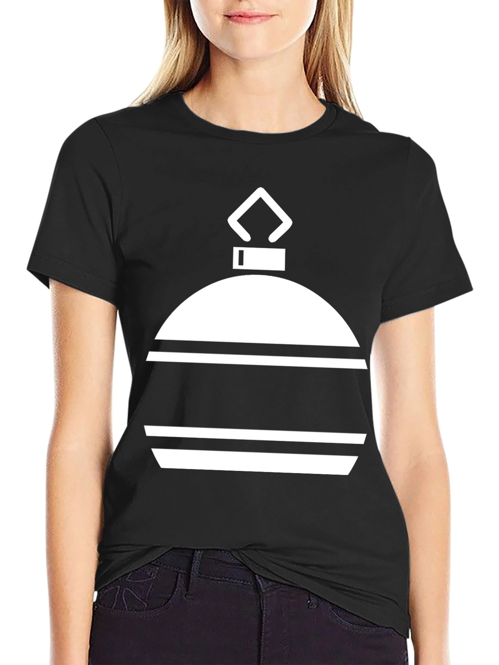 Christmas Ornament Graphic Tee - Holiday Style
