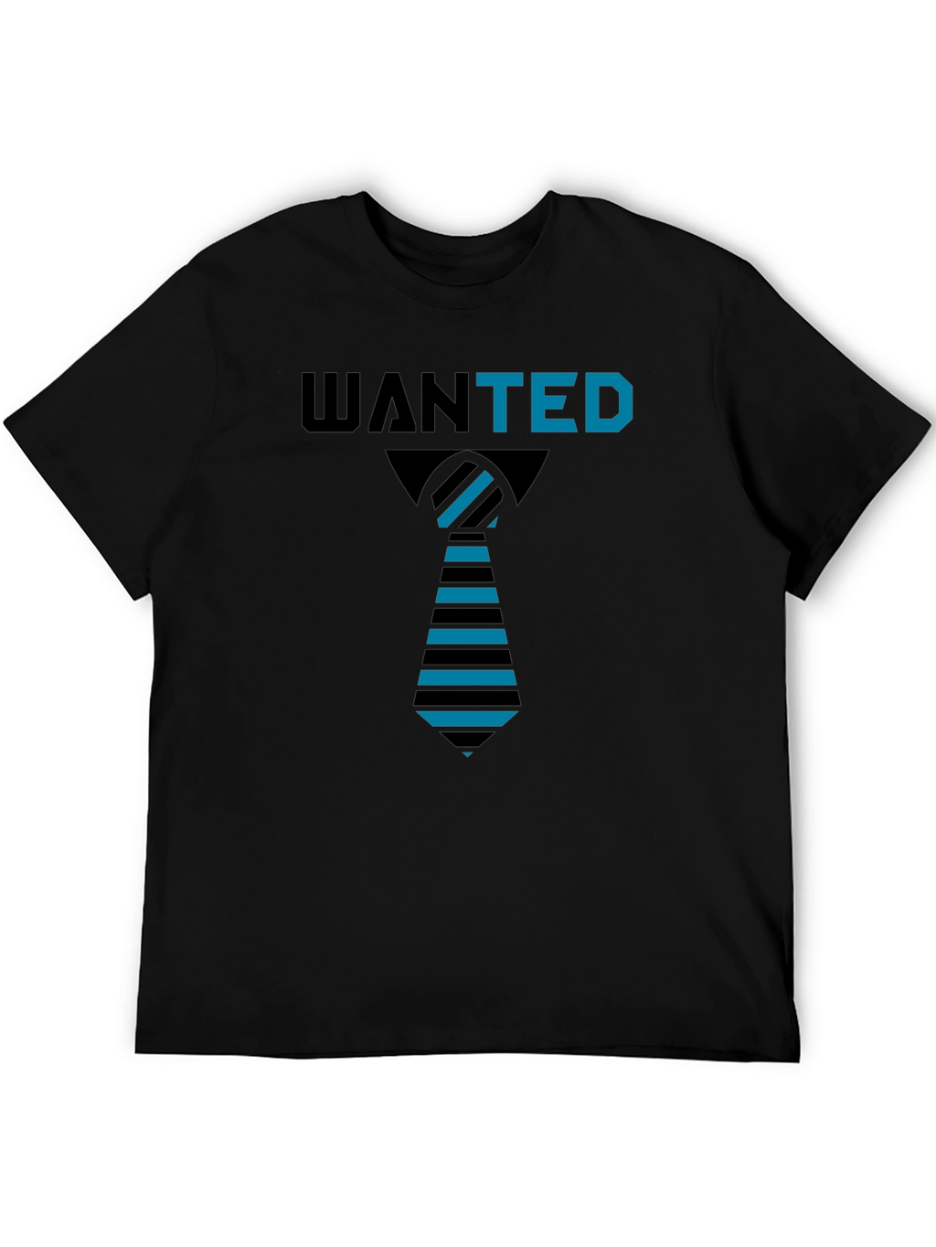 Wanted Tie T-Shirt - Unique Graphic Tee