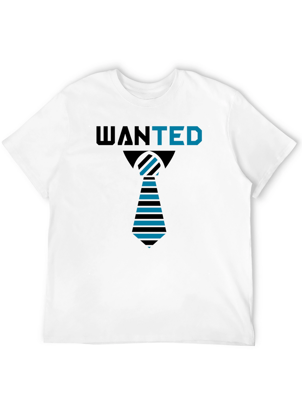 Wanted Tie T-Shirt - Unique Graphic Tee