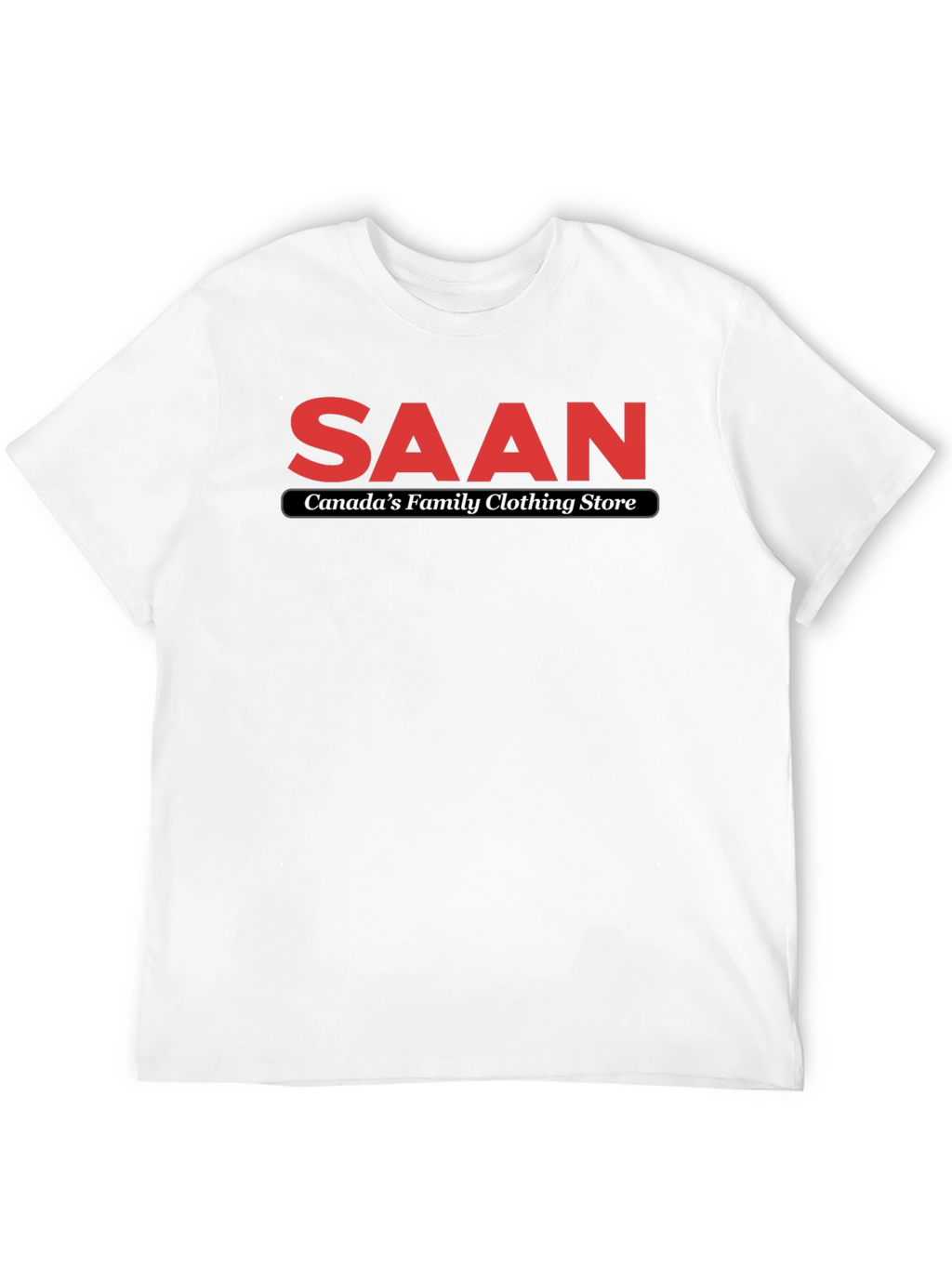 SAAN Canadas Family Clothing Store Black T-Shirt