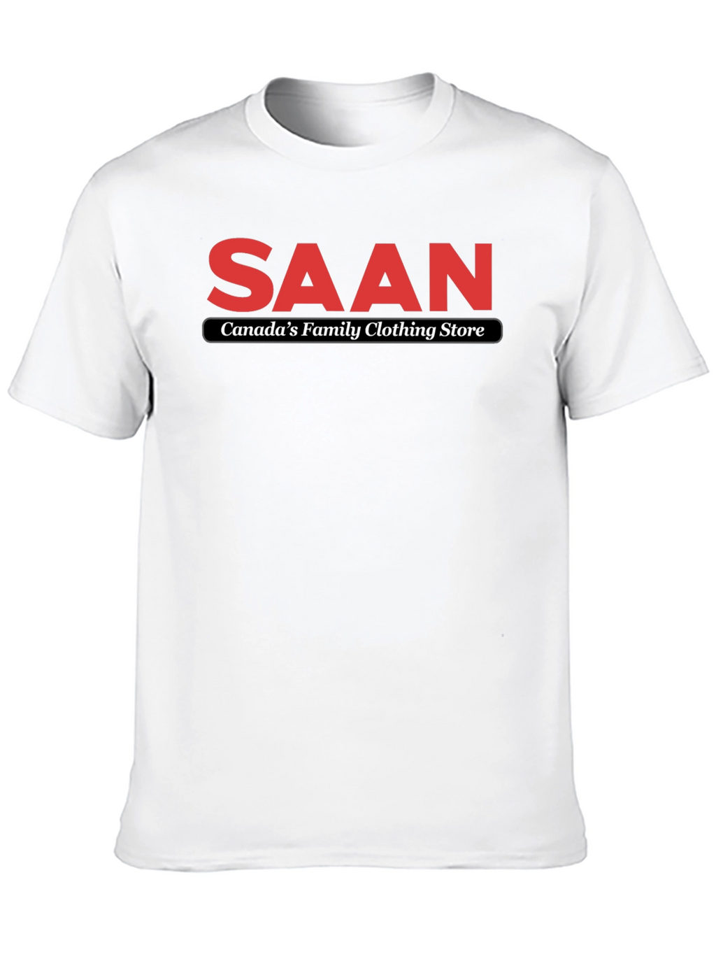 SAAN Canadas Family Clothing Store Black T-Shirt