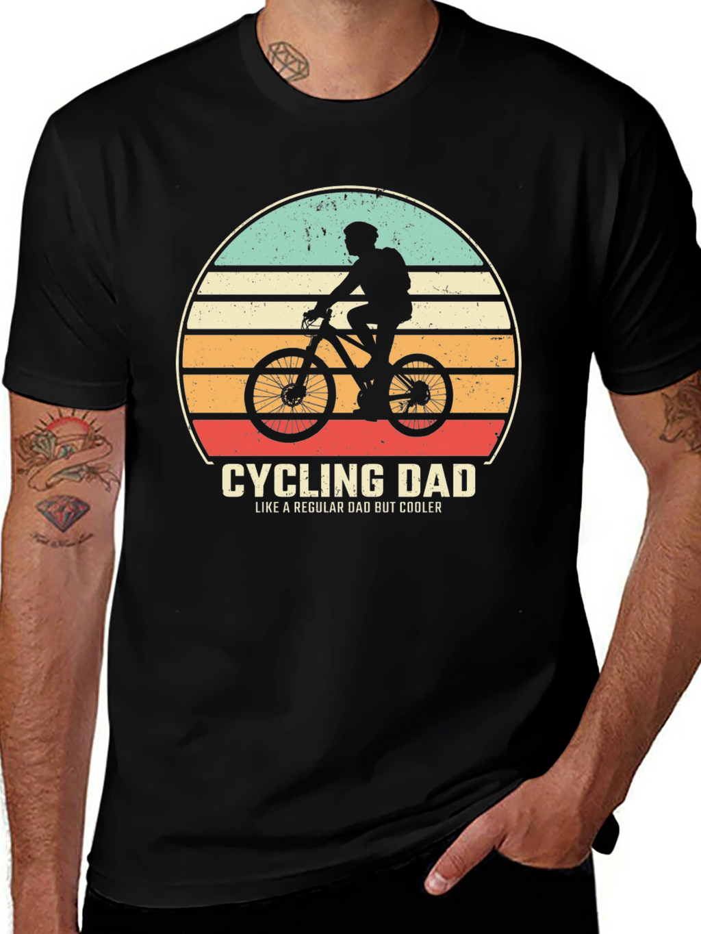 Cycling Dad Graphic Tee - Regular Dad But Cooler