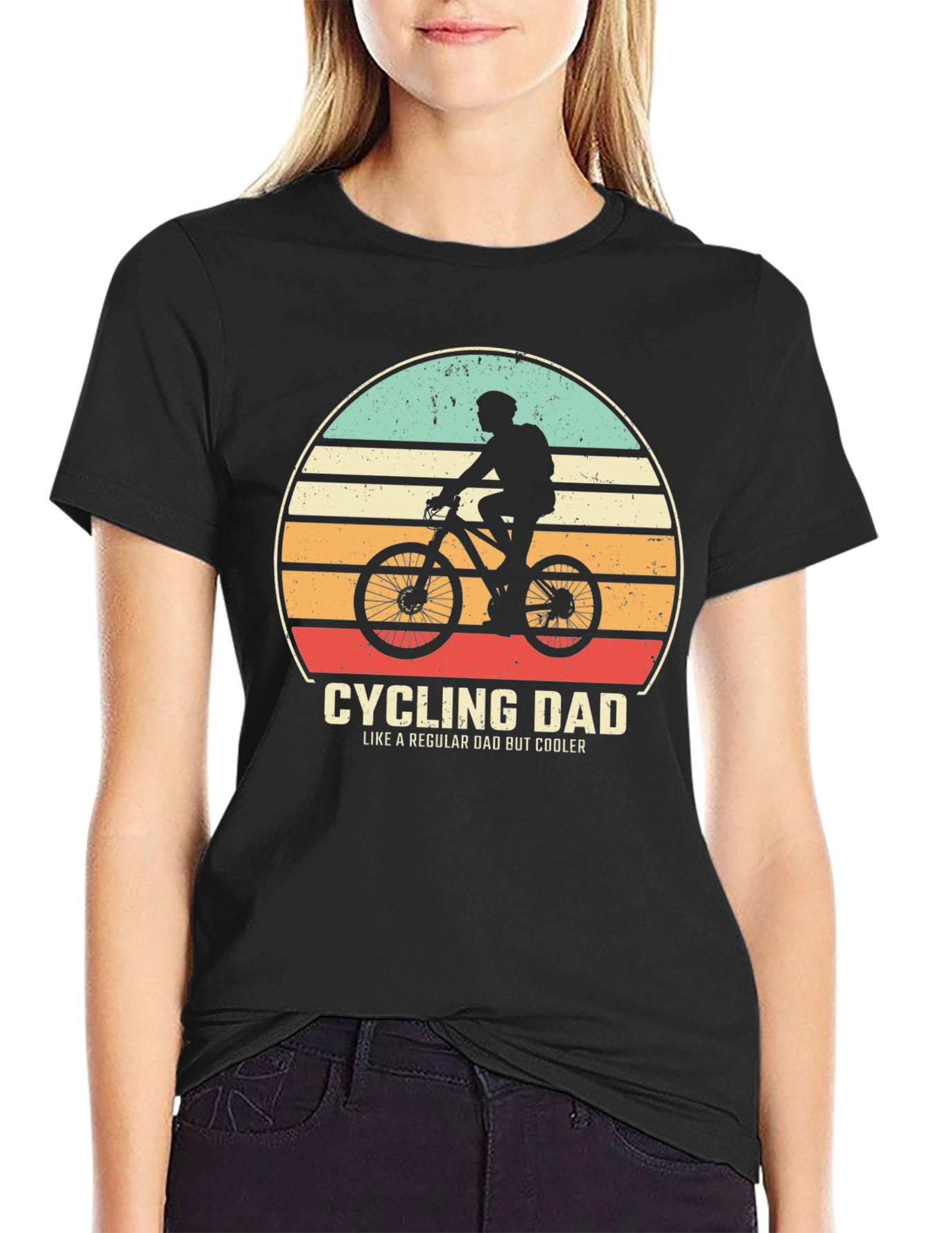 Cycling Dad Graphic Tee - Regular Dad But Cooler