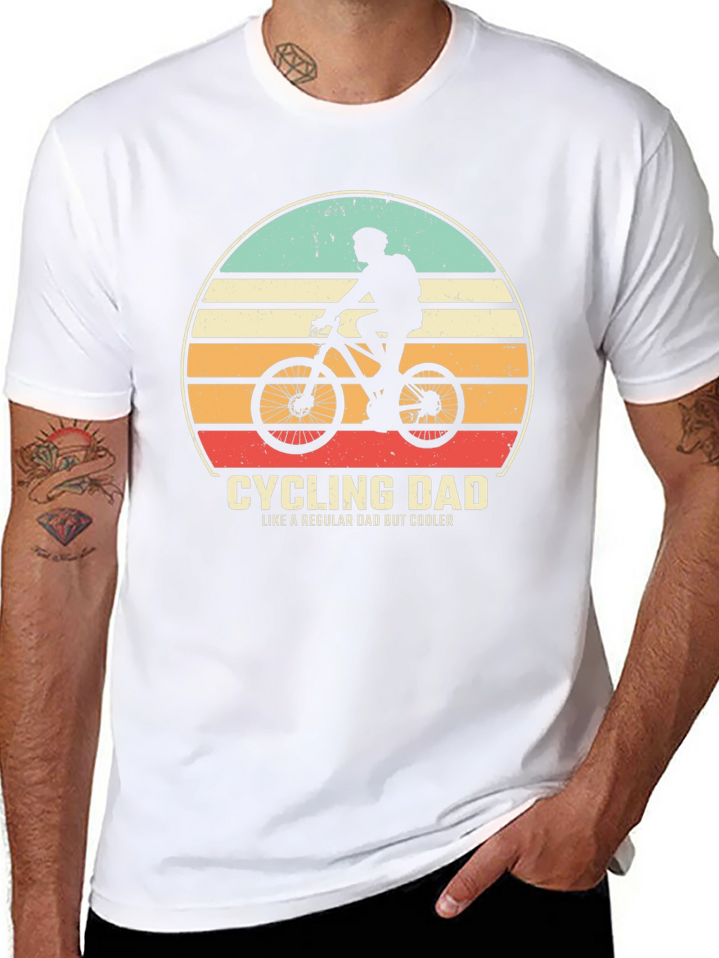Cycling Dad Graphic Tee - Regular Dad But Cooler