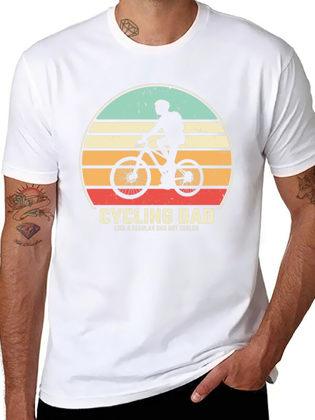 Cycling Dad Graphic Tee - Regular Dad But Cooler