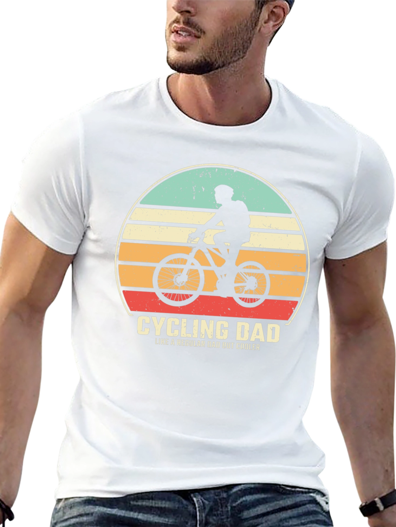 Cycling Dad Graphic Tee - Regular Dad But Cooler