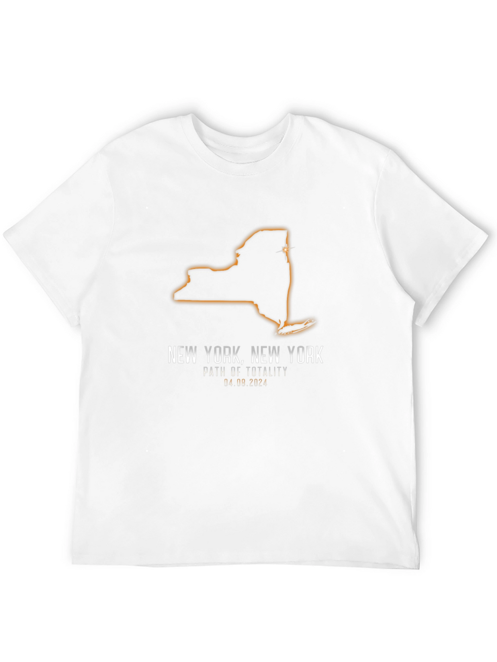 New York Total Solar Eclipse 2024 T-Shirt