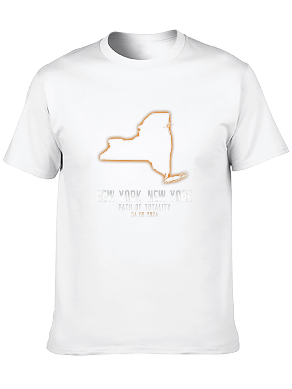 New York Total Solar Eclipse 2024 T-Shirt