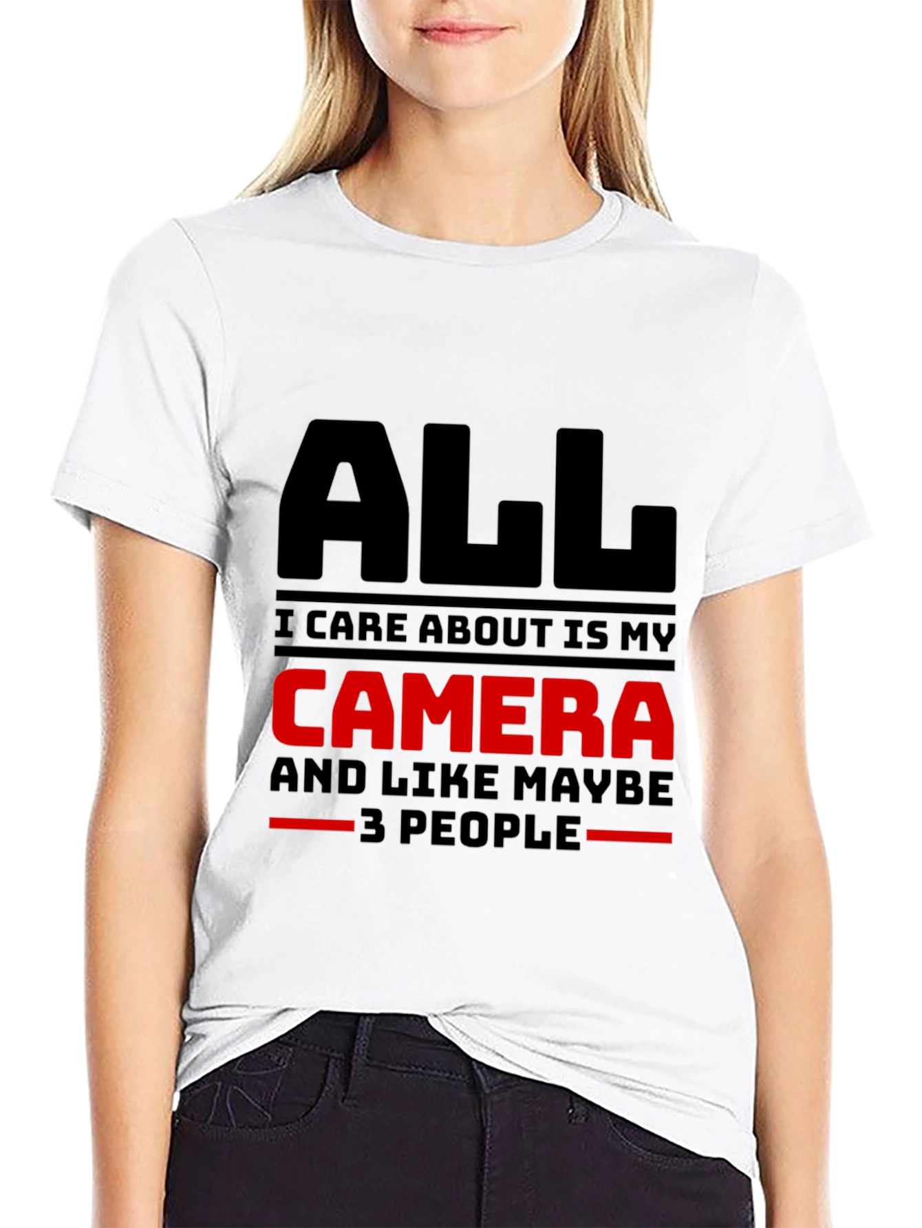 All I Care About is My Camera Graphic T-Shirt
