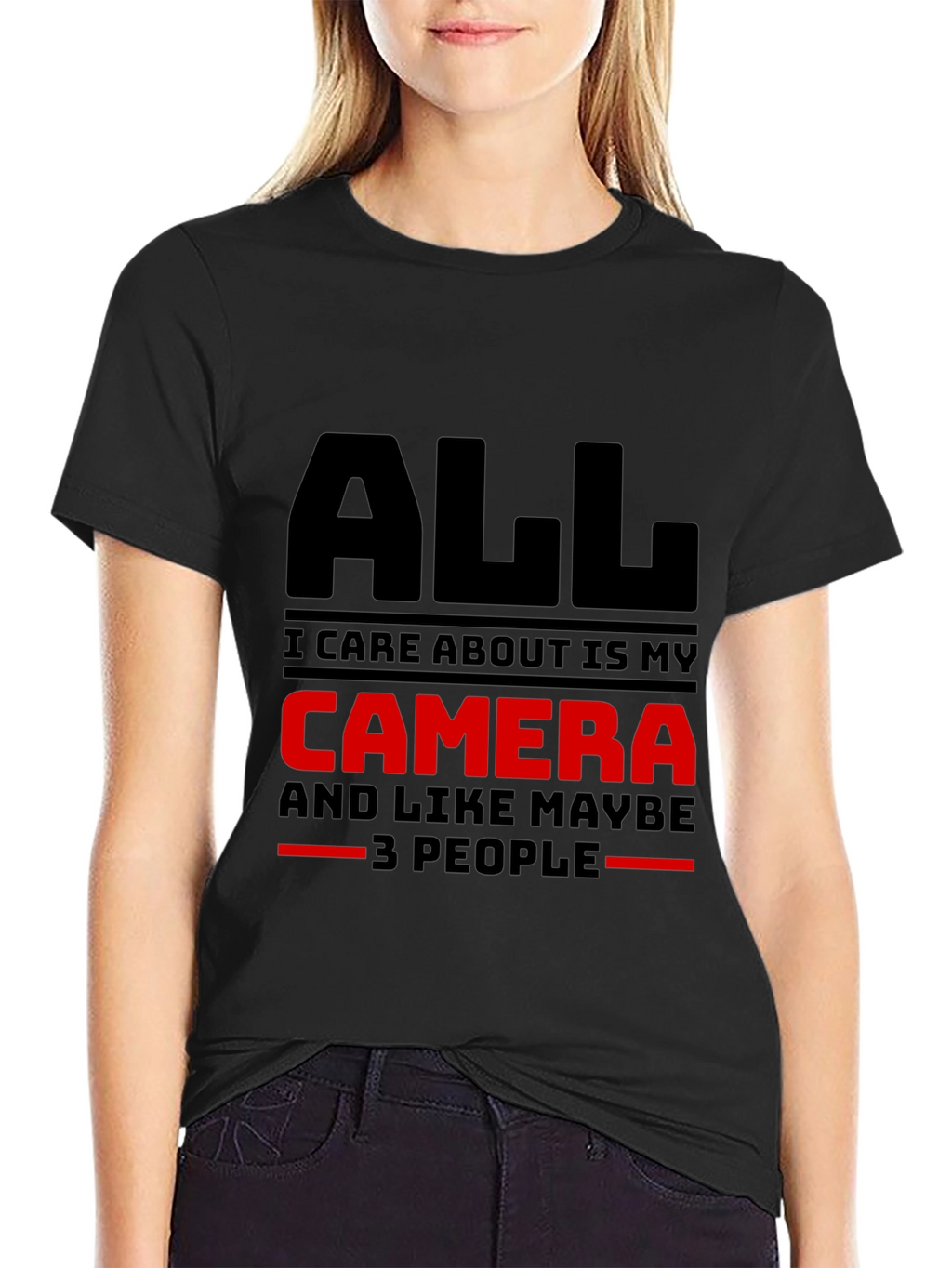 All I Care About is My Camera Graphic T-Shirt