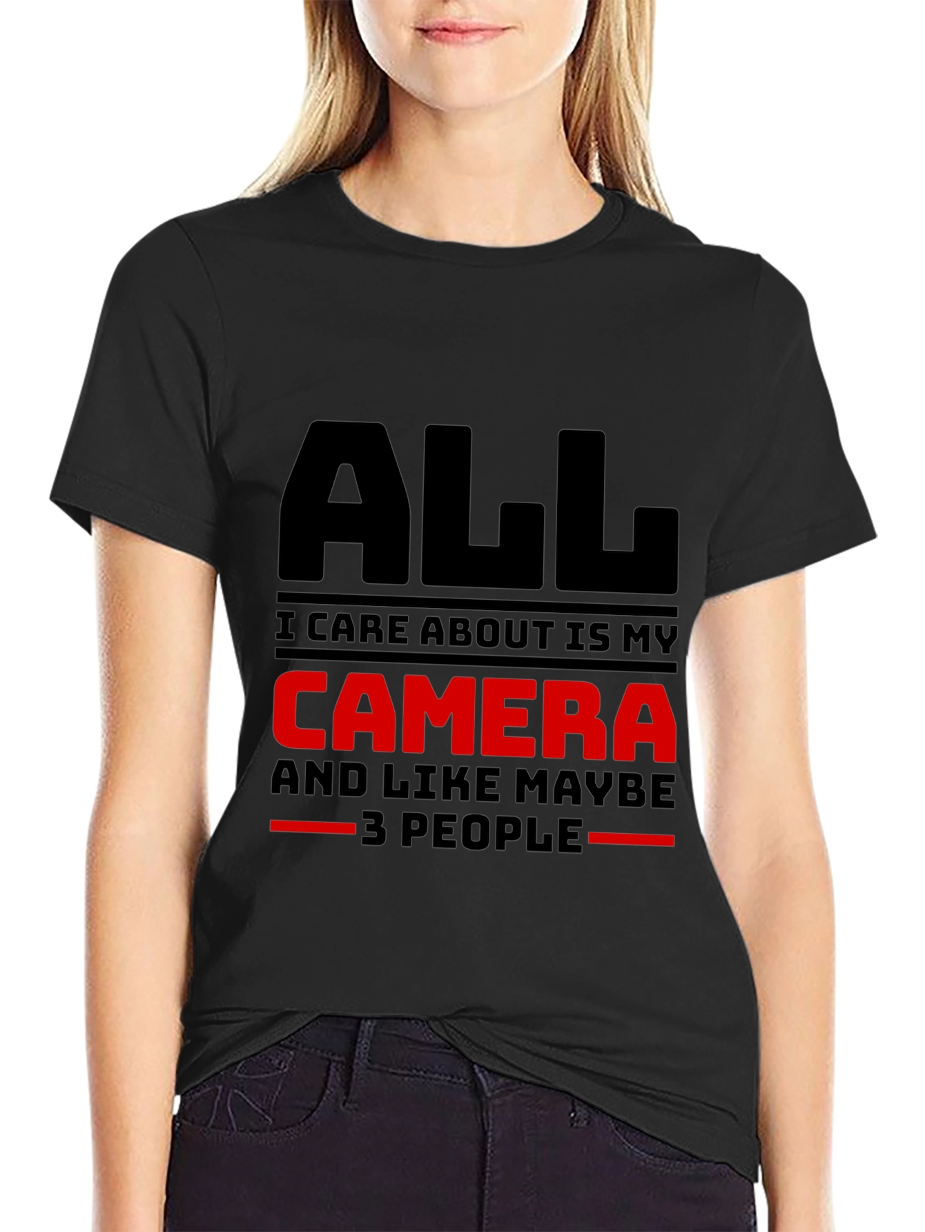All I Care About is My Camera Graphic T-Shirt